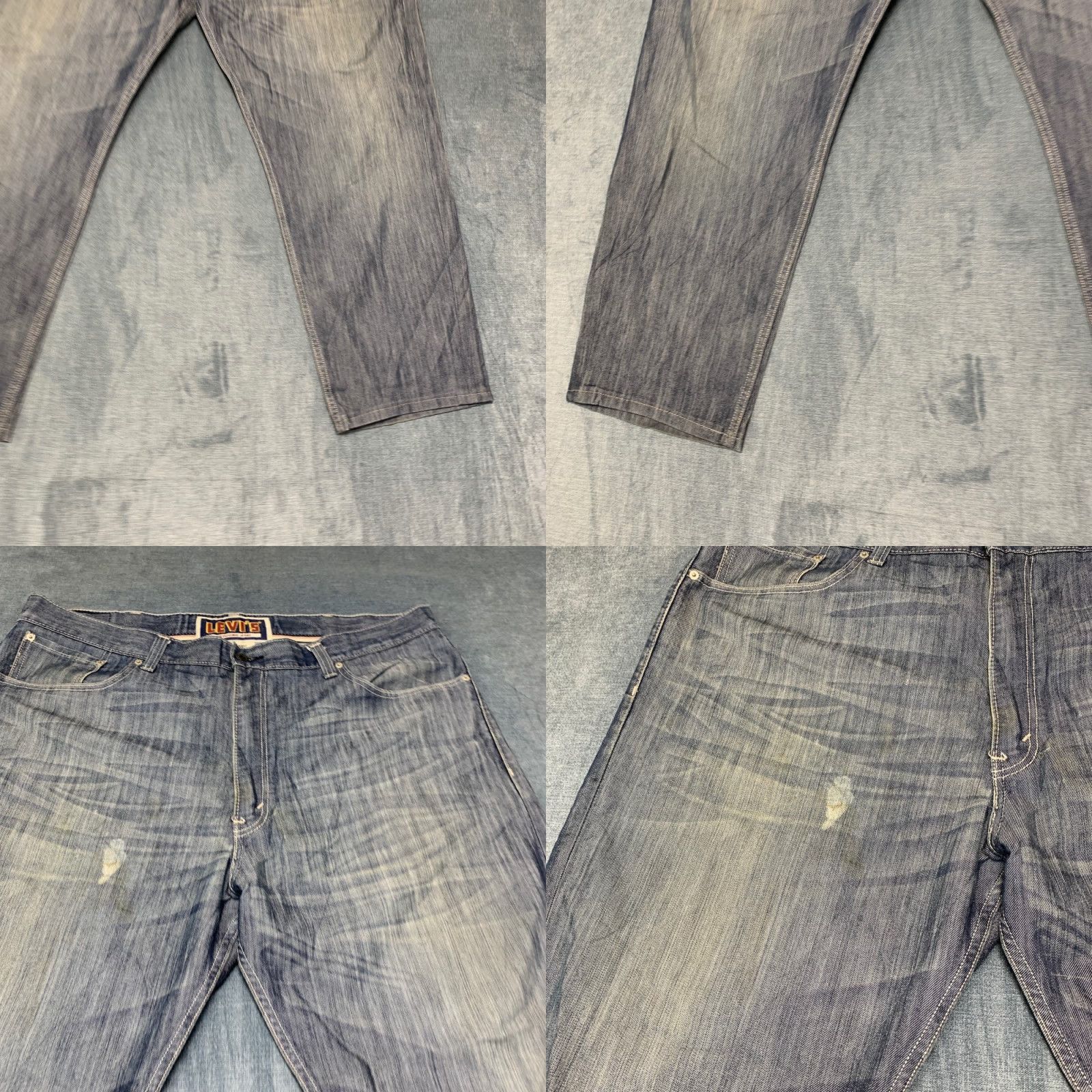 Levi's VINTAGE Levi's 569 The Original Jeans Mens 42x32 Blue Cotton Loose Straight Leg Size US 42 / EU 58 - 8 Thumbnail
