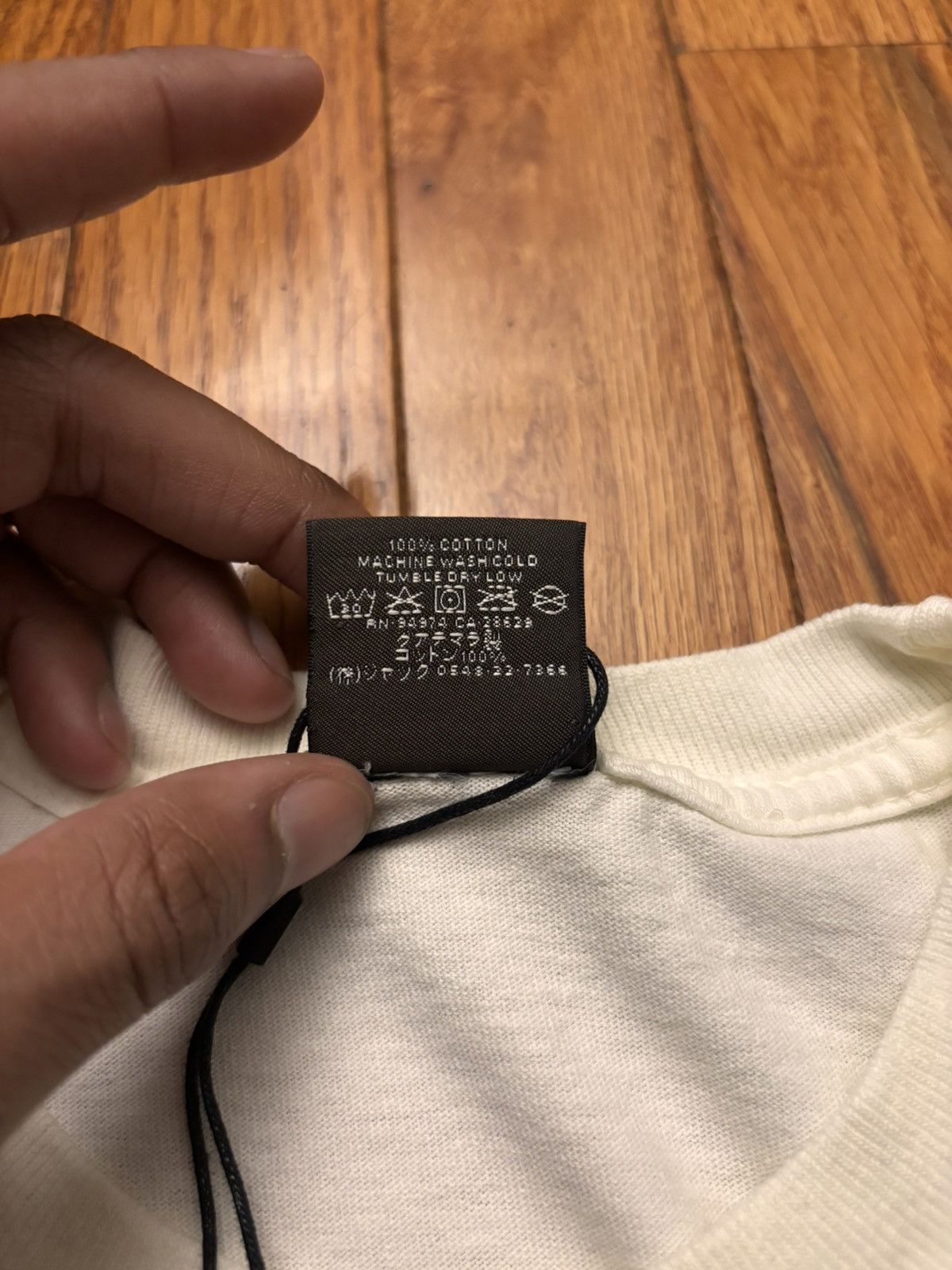 Stussy Stussy x Wales Bonner Ocean Song Tee Ivory Size US M / EU 48-50 / 2 - 4 Thumbnail
