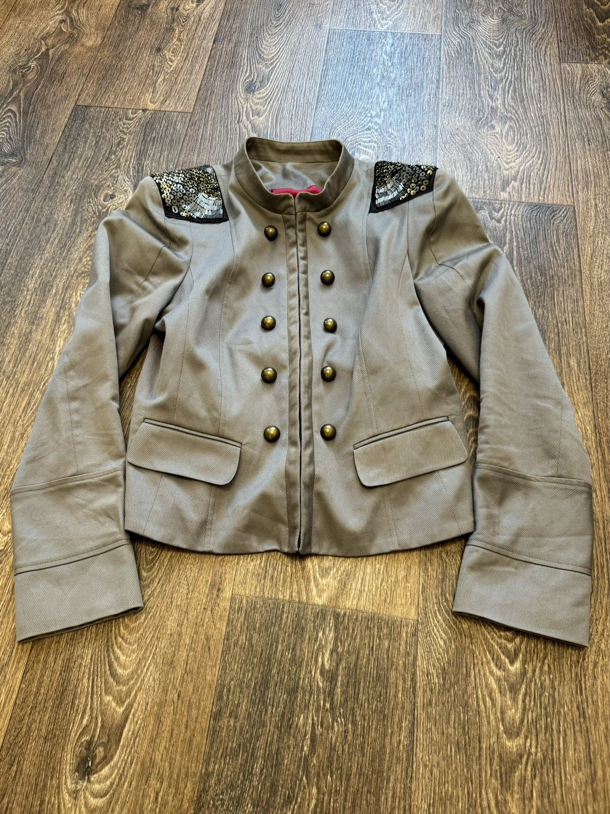 Le Grande Bleu (L.G.B.) Vintage Hussar Napoleon Button Blazer Jacket Size US S / EU 44-46 / 1 - 1 Thumbnail