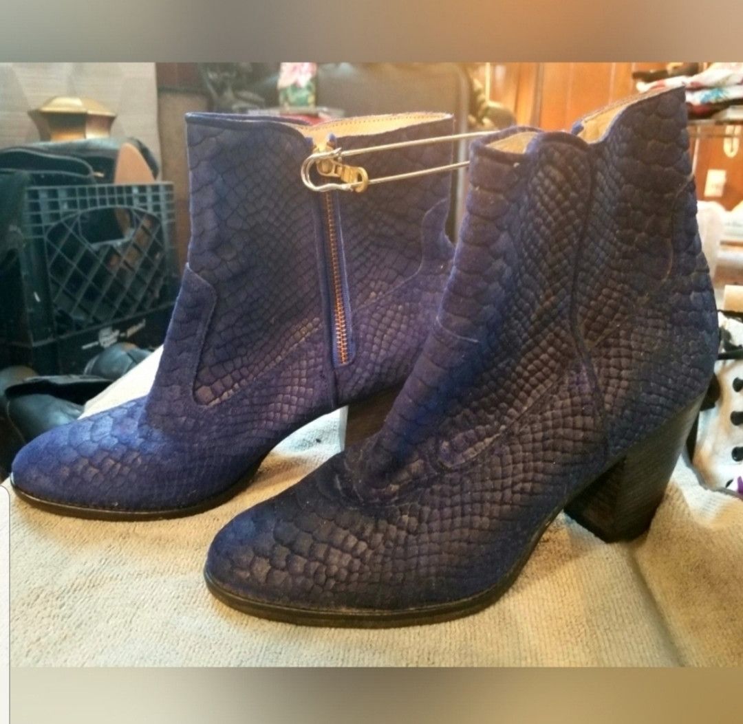 Other Modern Vice blue suede shoes Size US 8.5 / IT 38.5 - 3 Thumbnail