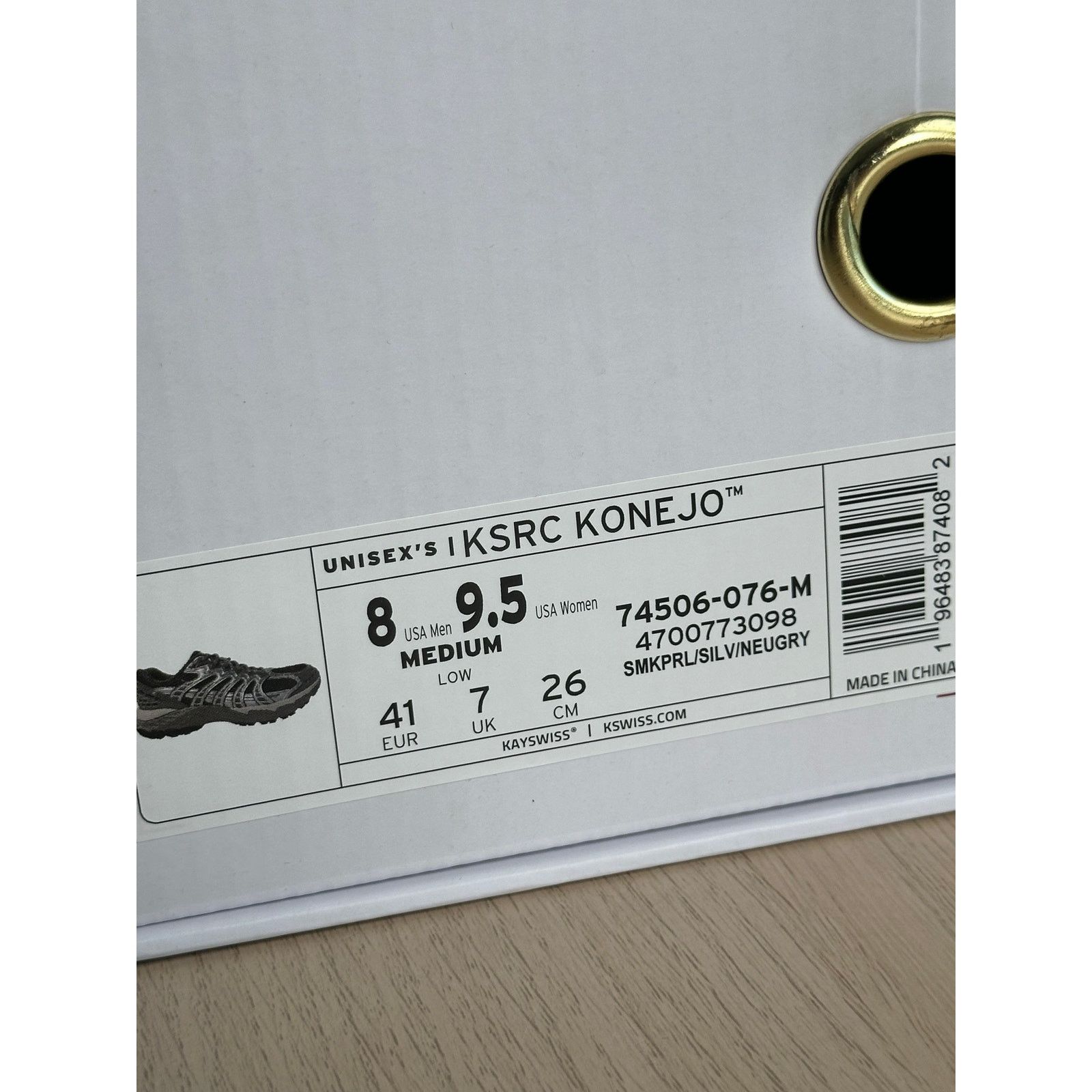 K-Swiss K-Swiss x Anwar Carrots Konejo Gray Sneaker - Size 8M - New Size US 8 / EU 41 - 10 Thumbnail