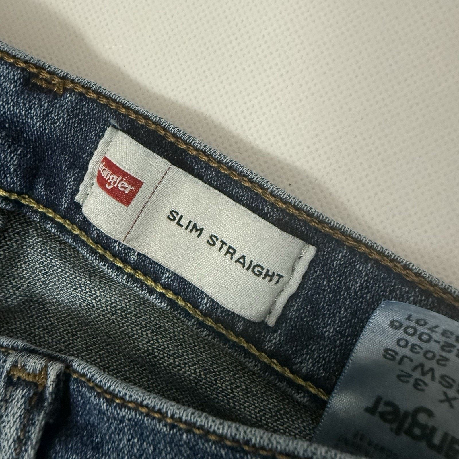 Wrangler Wrangler Men's Slim Straight Jeans 30x32 Judson Blue Western Size US 30 / EU 46 - 3 Thumbnail
