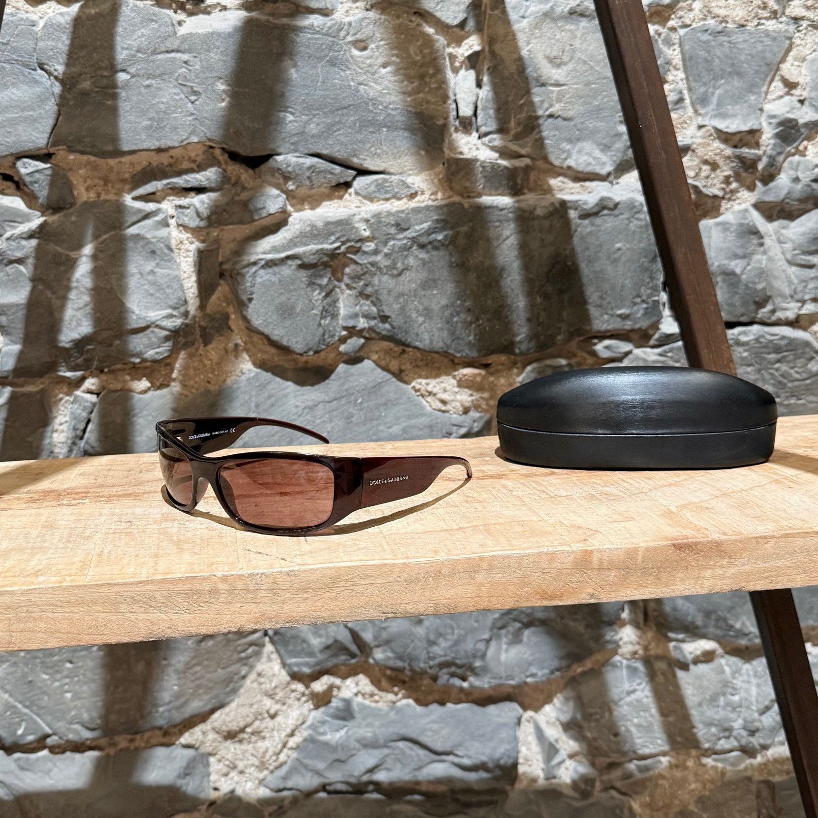 Dolce & Gabbana DG 6002 Brown Rectangular Sunglasses