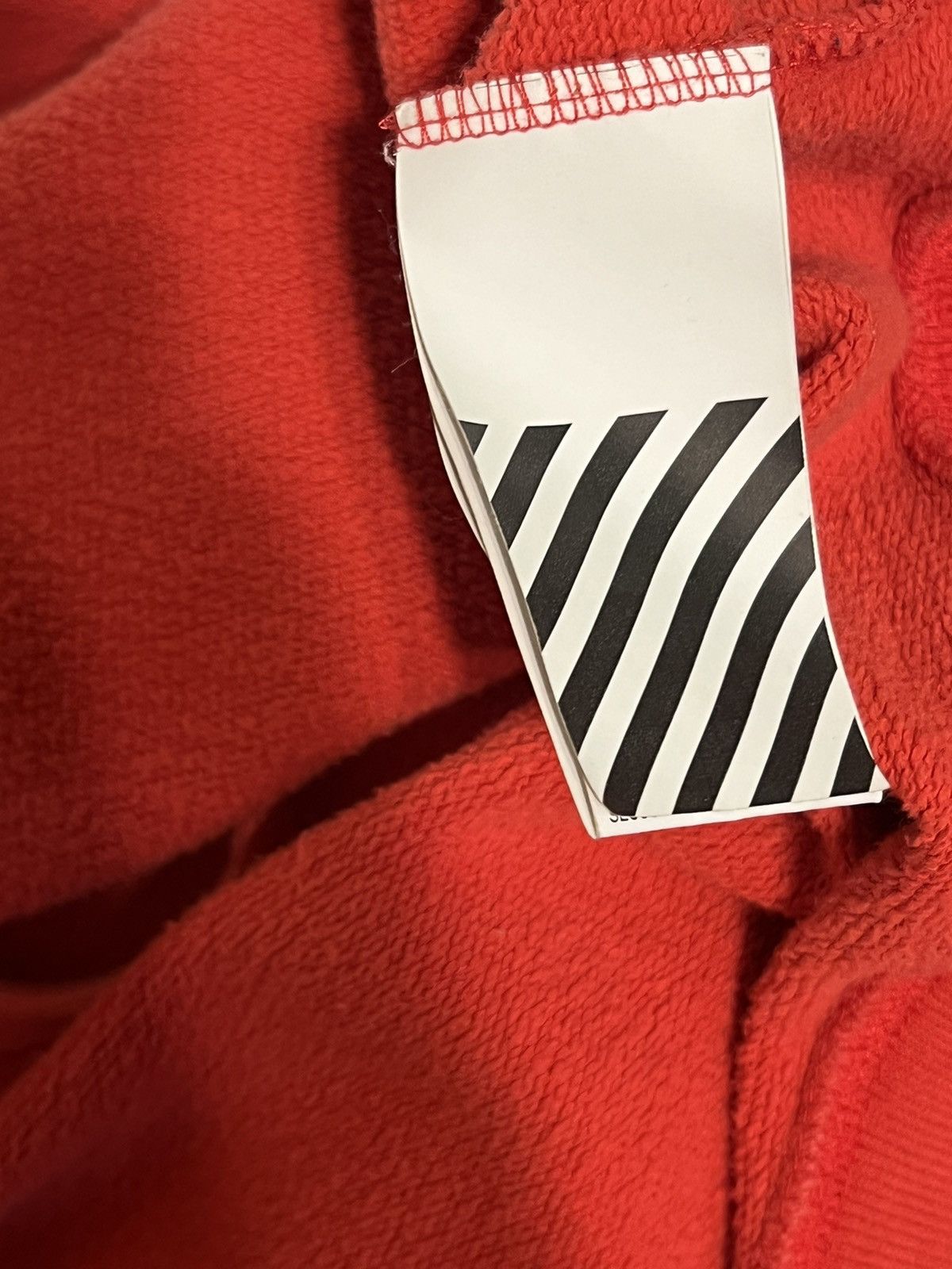 Off-White Red off white reflective XL hoodie Size US XL / EU 56 / 4 - 6 Thumbnail