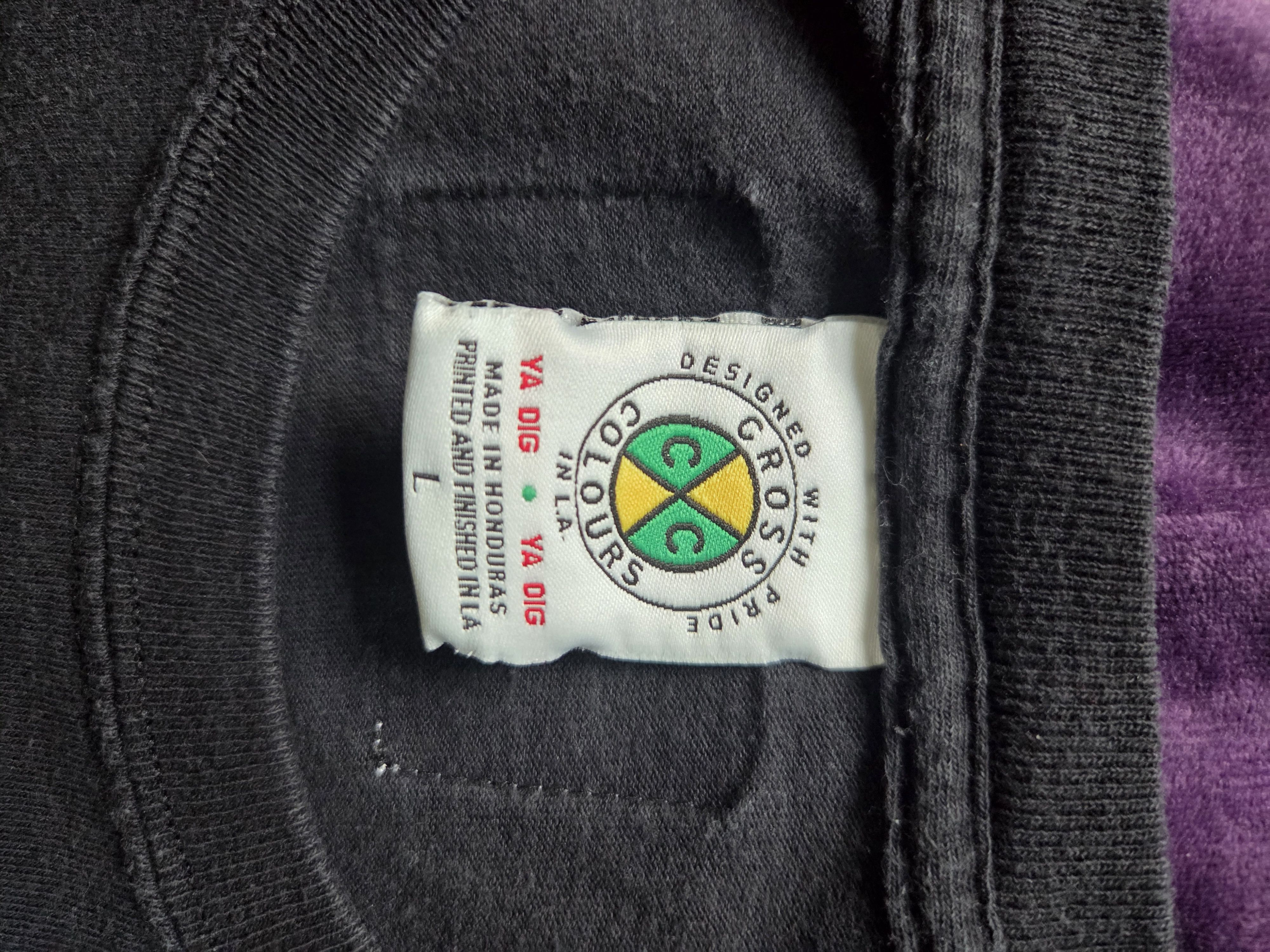 Cross Colours Rare Vintage 1992 Cross Colours x TLC Long Sleeve Shirt Size US L / EU 52-54 / 3 - 2 Thumbnail