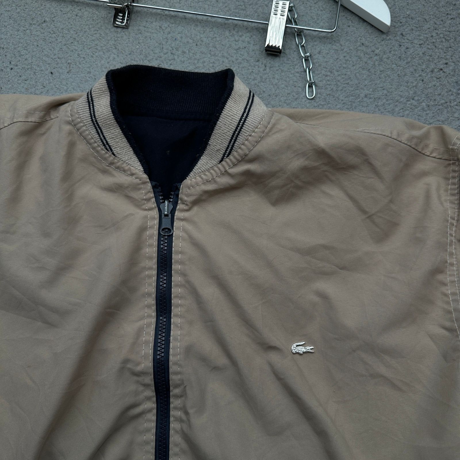 Lacoste VTG 80s Lacoste Reversible Windbreaker Jacket Mens XXL Size US XXL / EU 58 / 5 - 13 Thumbnail