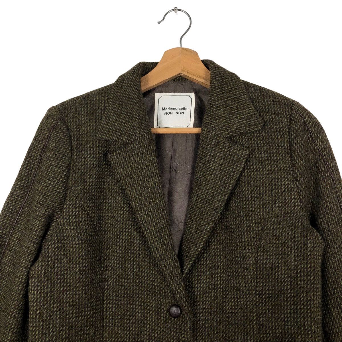 Issey Miyake 🔥Herringbone Wool Work Jacket Modemoiselle Non Non Japan Size M / US 6-8 / IT 42-44 - 2 Thumbnail