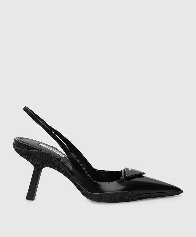 Prada o1la1rc1a0724 Heeled Pump in Black Size US 8.5 / IT 38.5 - 1 Thumbnail
