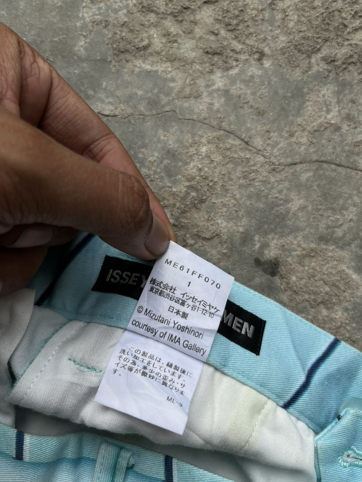 Issey Miyake Yoshinori Mizutani pants SS16