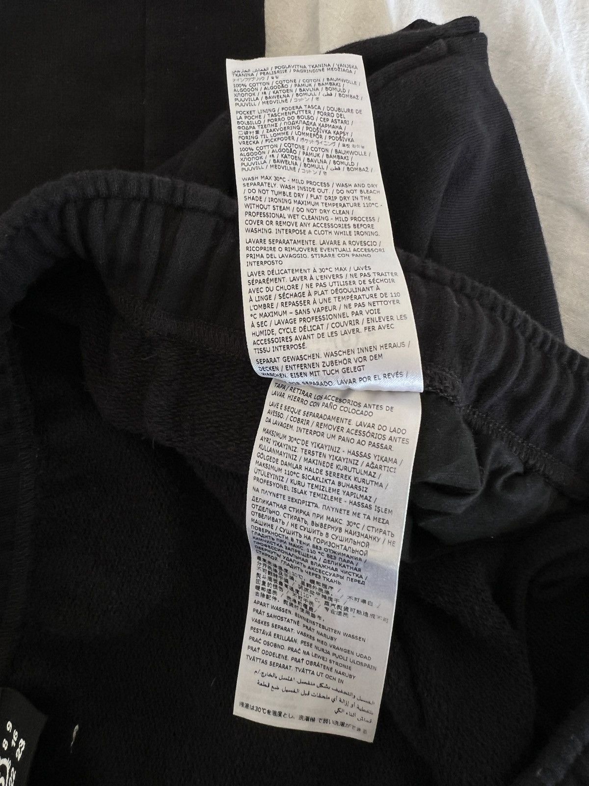 MM6 MM6 Maison Margiela wide leg sweatpants XXL black Size US 42 / EU 58 - 10 Thumbnail