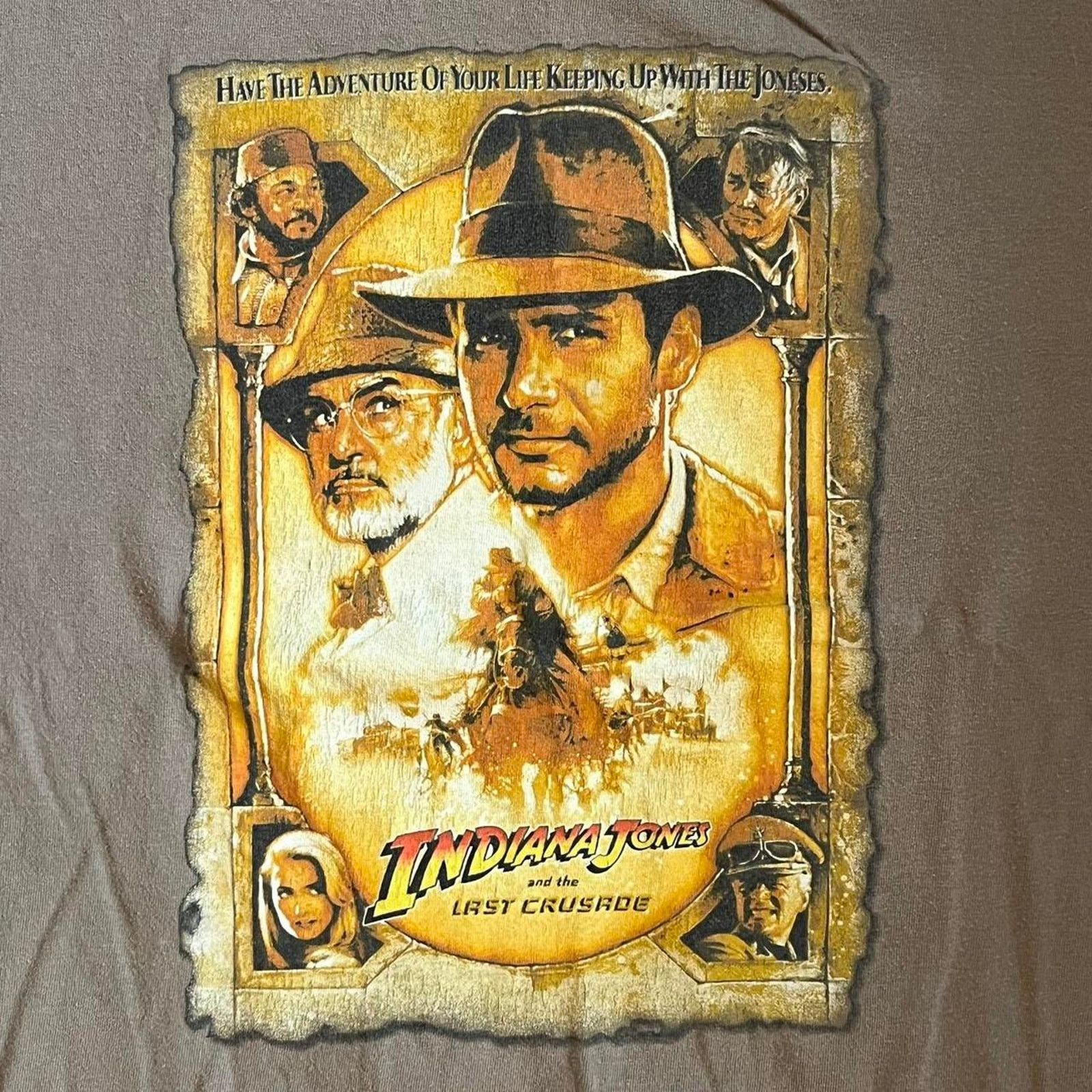 Other Vintage Indiana Jones and The Last Crusade T-Shirt Size US XL / EU 56 / 4 - 2 Thumbnail