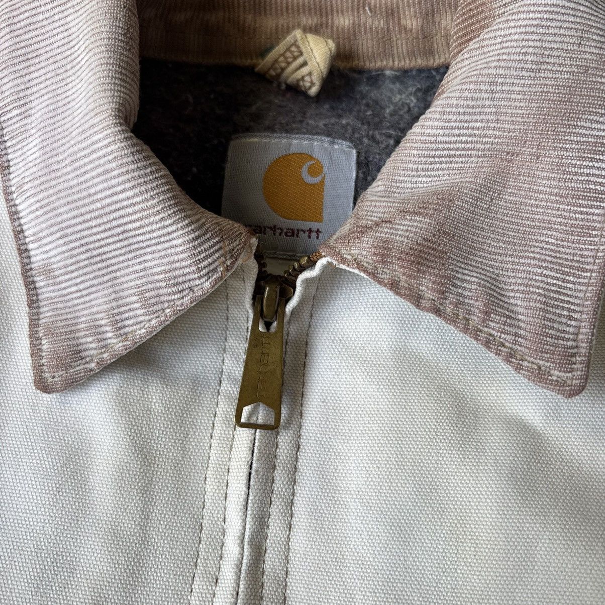 Carhartt VERY RARE WHITE CARHARTT DETROIT JACKET Size US M / EU 48-50 / 2 - 5 Thumbnail