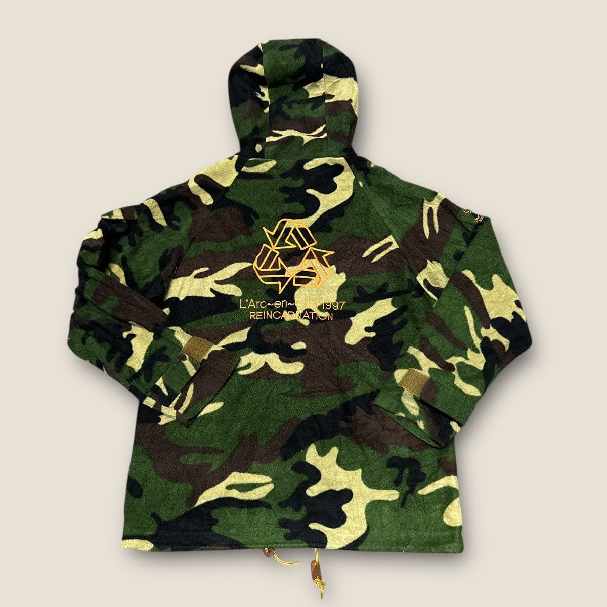 Japanese Brand L’Arc En Ciel Camo fleece jacket Size US M / EU 48-50 / 2 - 6 Thumbnail