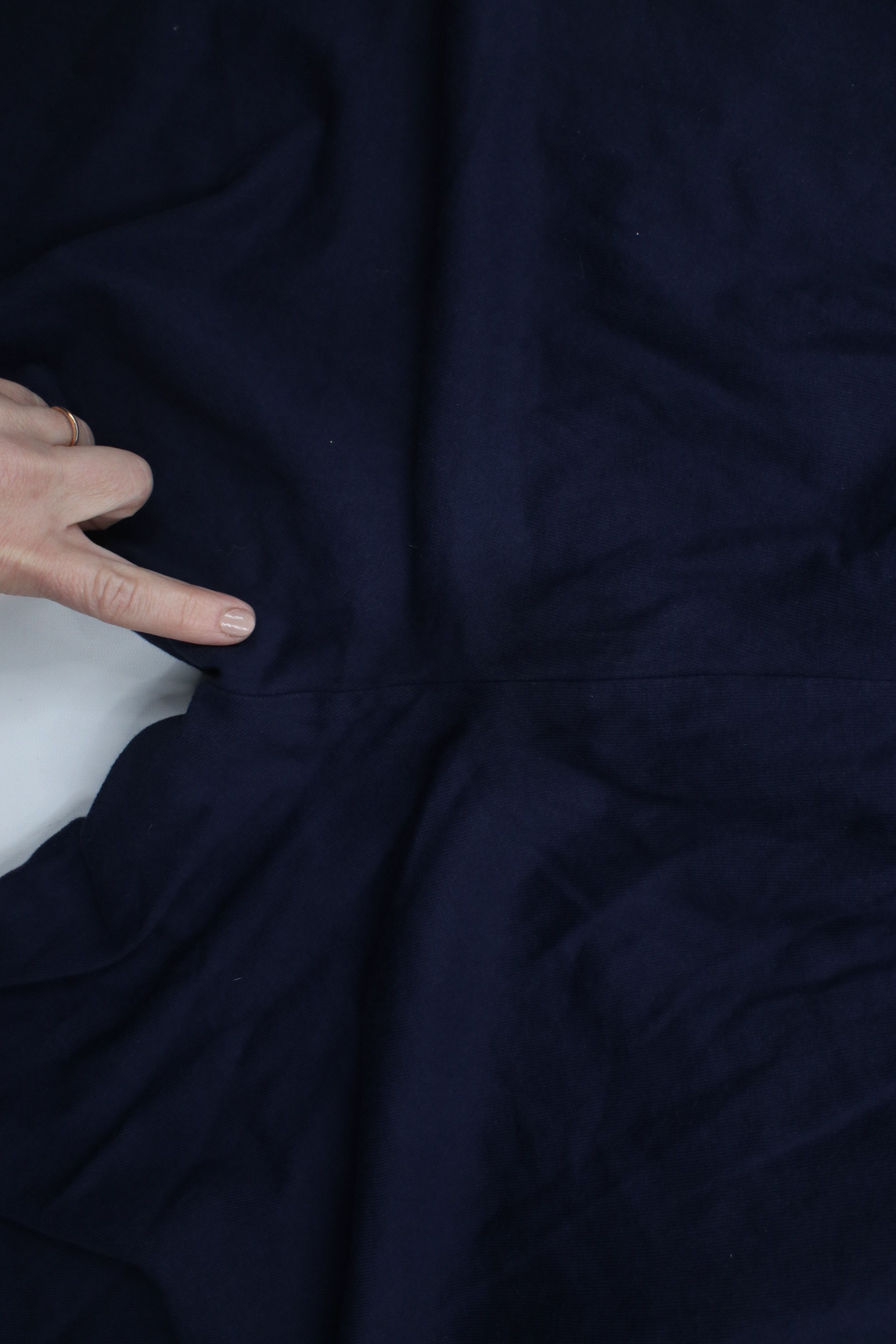 Russell Athletic × Vintage Vintage 90s Russell Athletic Blank Wide Leg Sweatpants Blue Size US 36 / EU 52 - 9 Thumbnail