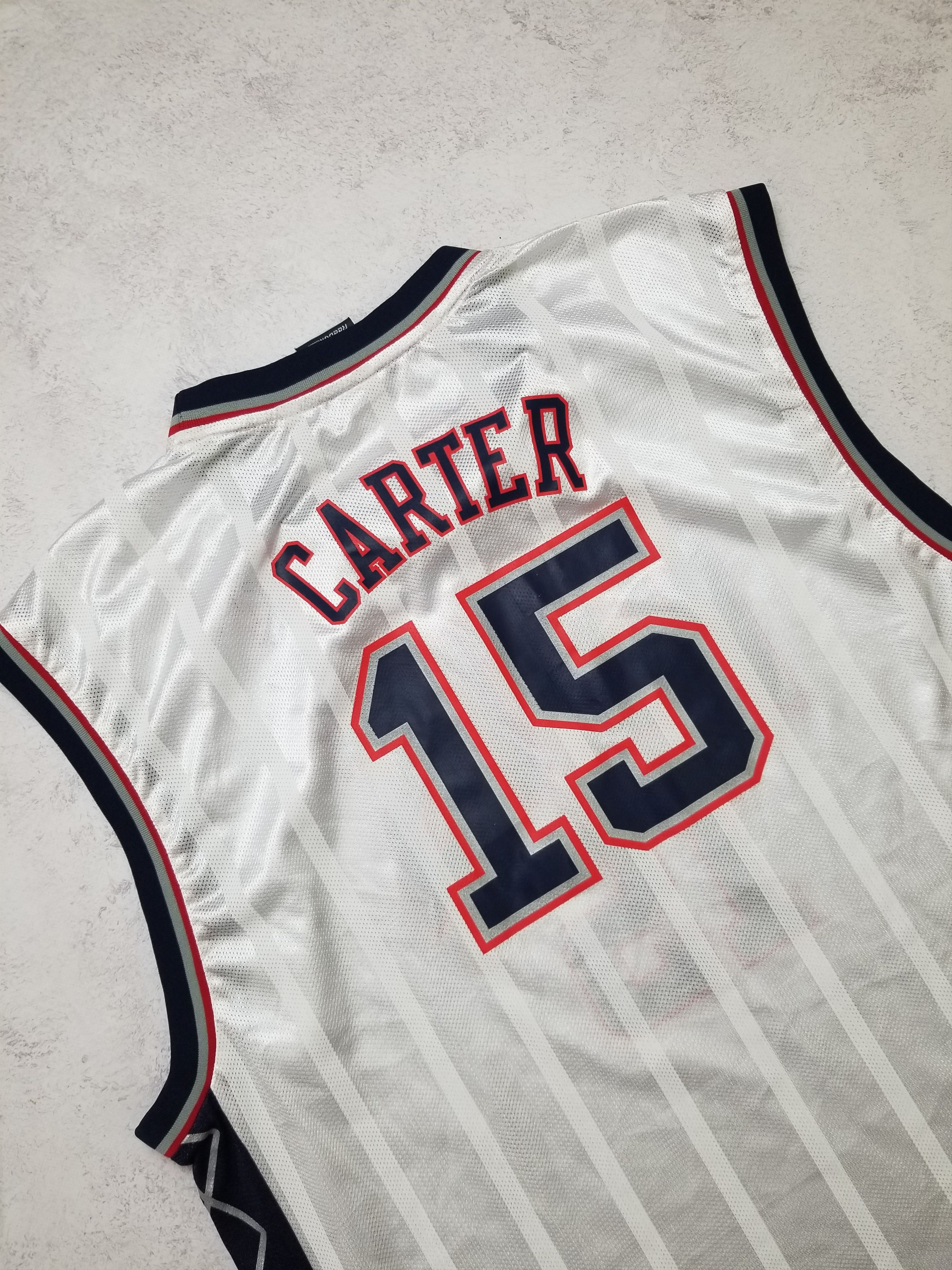 Reebok Reebok Brooklyn Nets #15 Vince Carter NBA Jersey Size US XXL / EU 58 / 5 - 6 Thumbnail