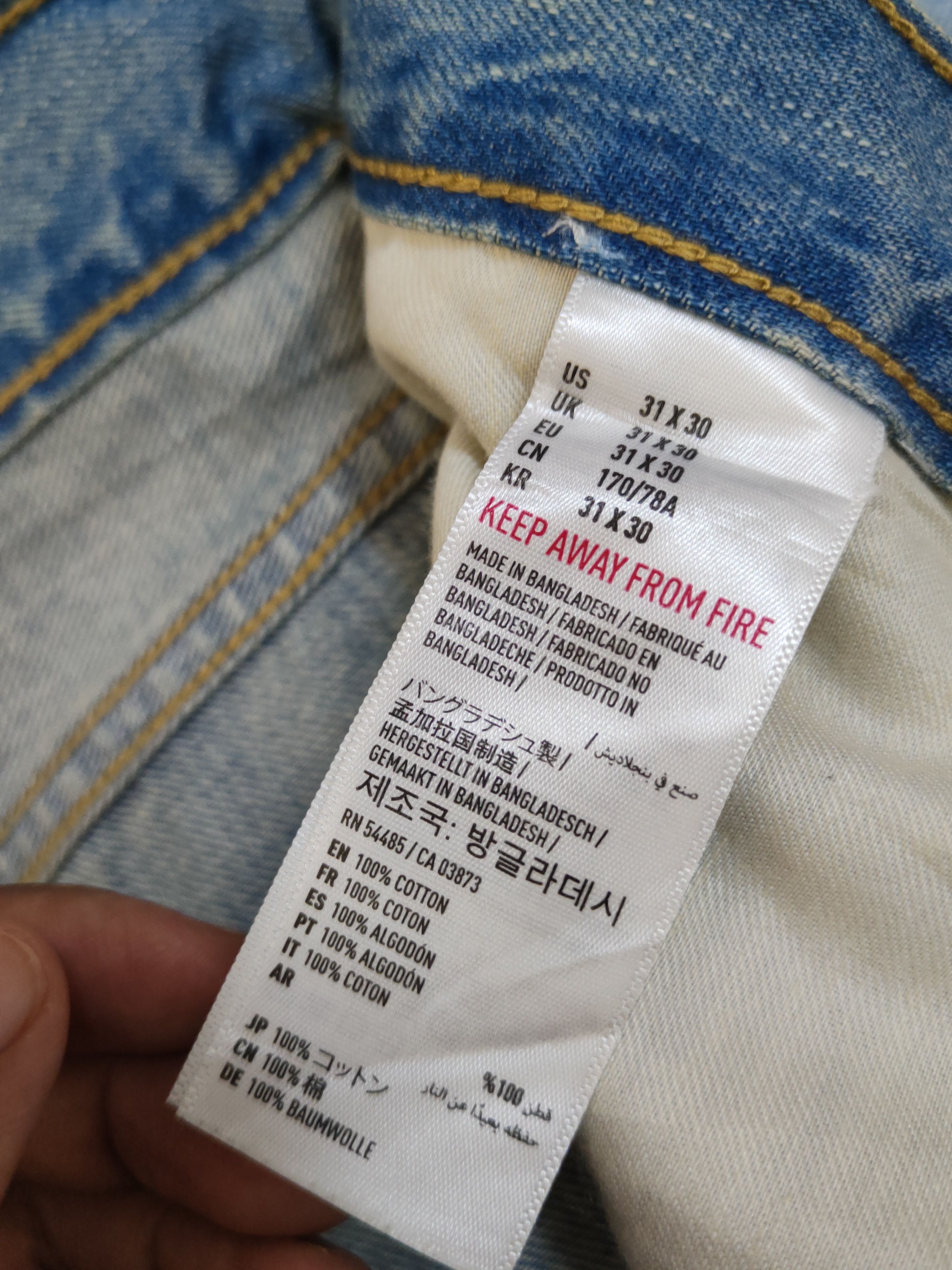 American Eagle Outfitters American Eagle Outfitters Distressed Ripped Jeans #W1411 Size US 32 / EU 48 - 15 Thumbnail