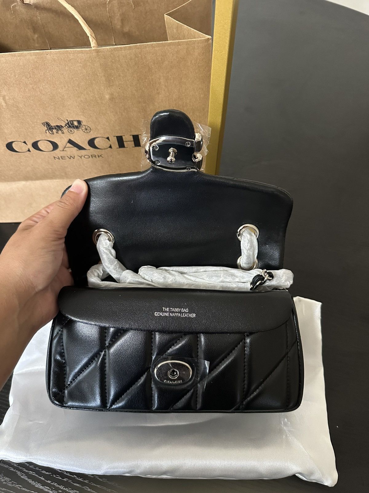 Coach COACH Women's Quilted Leather Tabby 20 Shoulder Bag Size ONE SIZE - 8 Thumbnail