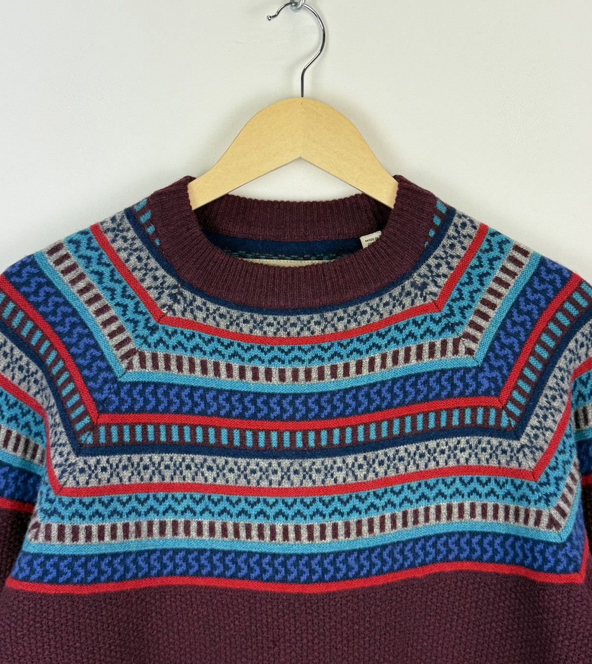 Jack Wills Jack Wills Knit Merino Wool Sweater Jumper Red Long Sleeve Size US M / EU 48-50 / 2 - 4 Thumbnail