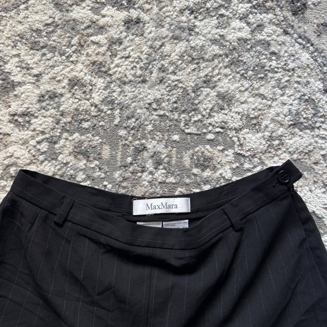 Max Mara Vintage Max Mara Wide Wool Retro High Waisted Pants US8 Size 30" / US 8 / IT 44 - 7 Thumbnail