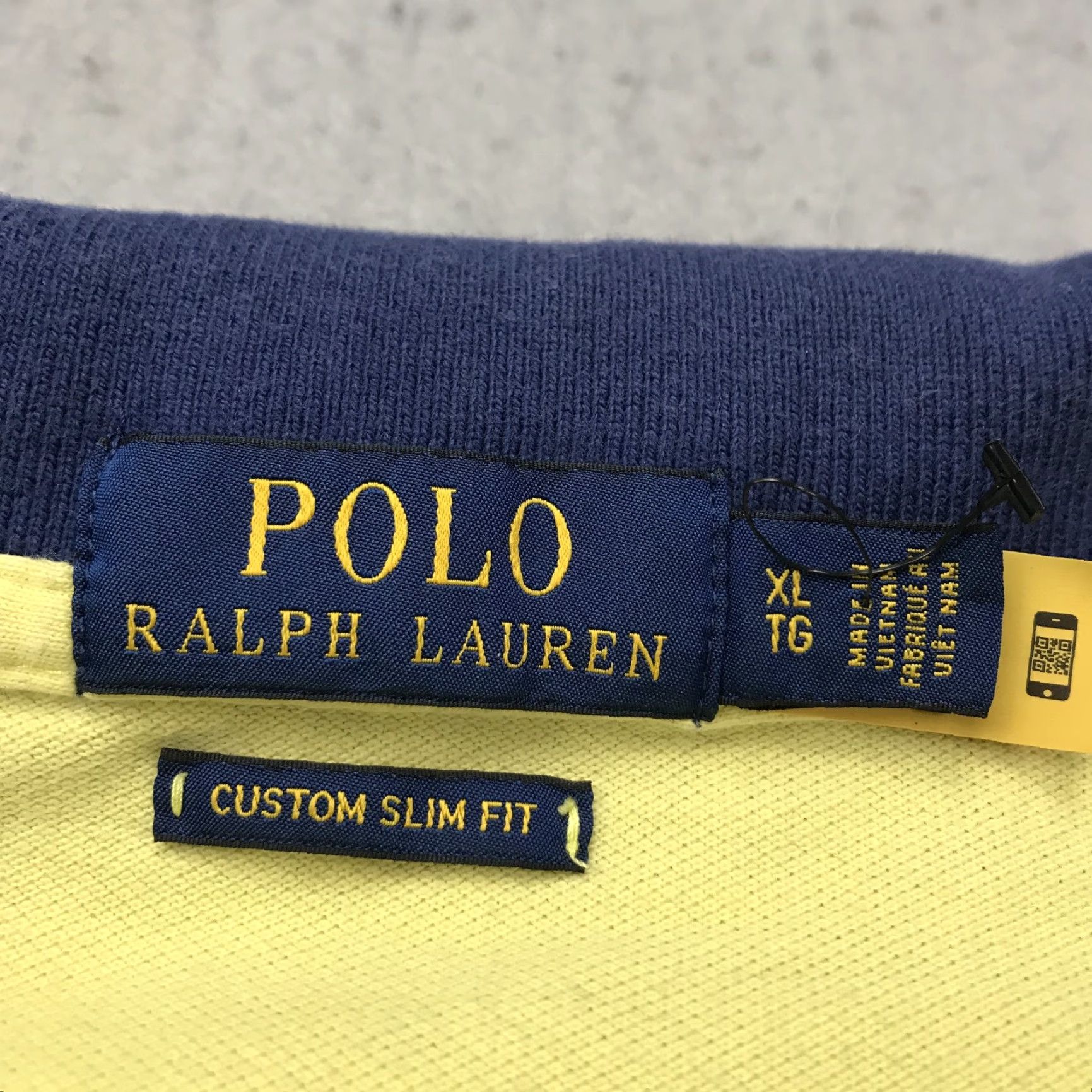 Polo Ralph Lauren Polo Ralph Lauren Polo Shirt Mens XL Yellow Slim Fit Logo Accent Casual Golf Walking Size US XL / EU 56 / 4 - 4 Thumbnail