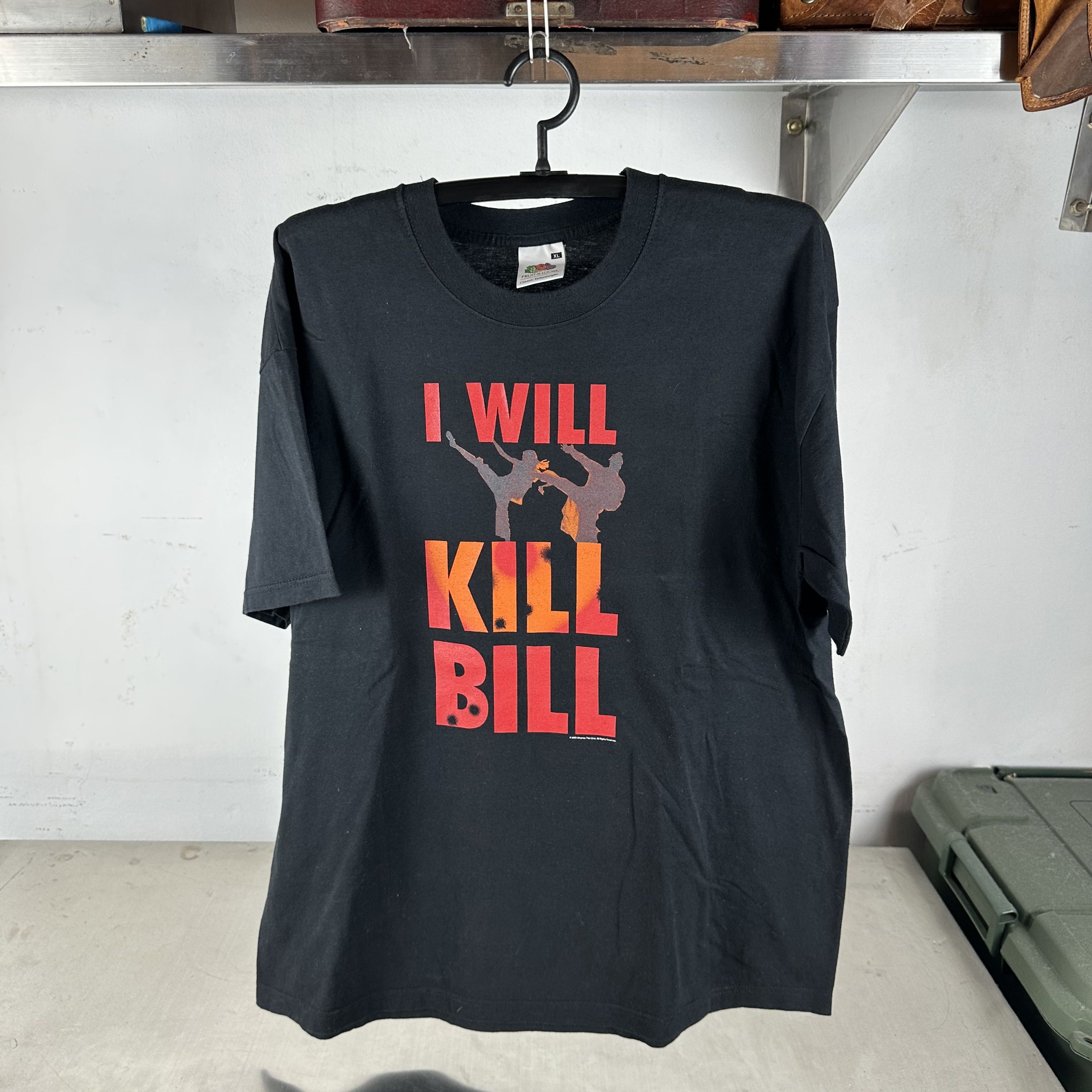 Vintage 2003 Kill Bill 1 I Will Kill Bill Movie Promo T-Shirt Size US XL / EU 56 / 4 - 1 Thumbnail
