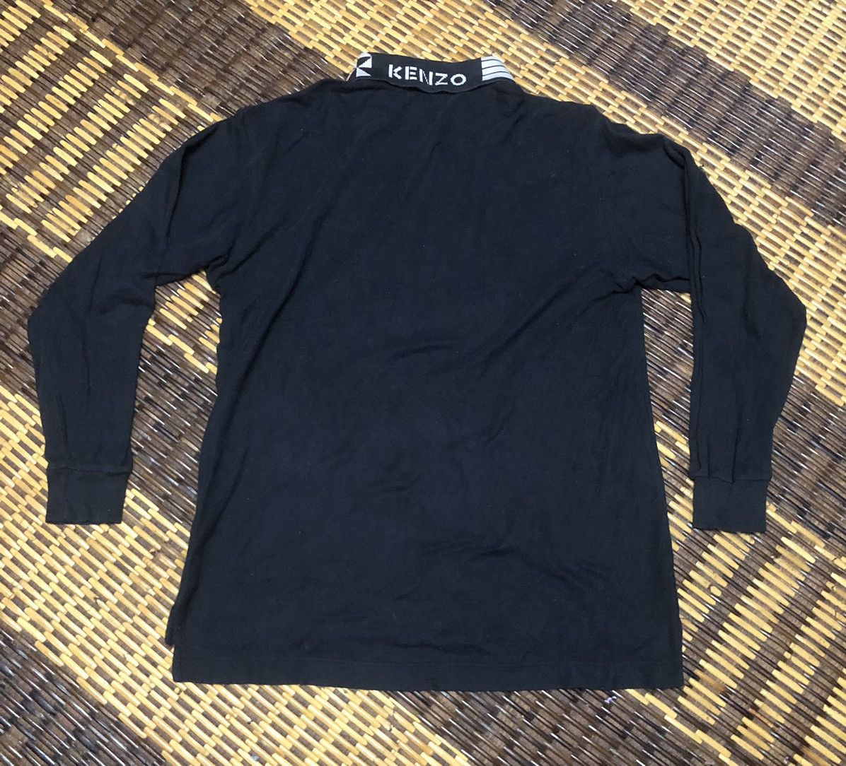 Kenzo × Vintage Vintage Kenzo Golf Long Sleeve Polo Shirt Size US M / EU 48-50 / 2 - 4 Thumbnail