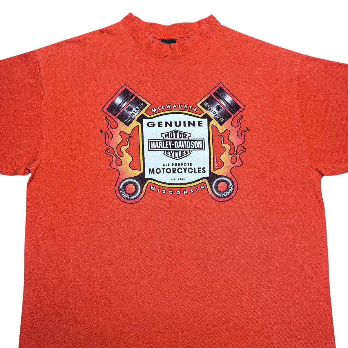 Harley Davidson × Vintage 2000s Harley Davidson Motorcycles Grand Junction Graphic Tee Size US XXL / EU 58 / 5 - 6 Thumbnail