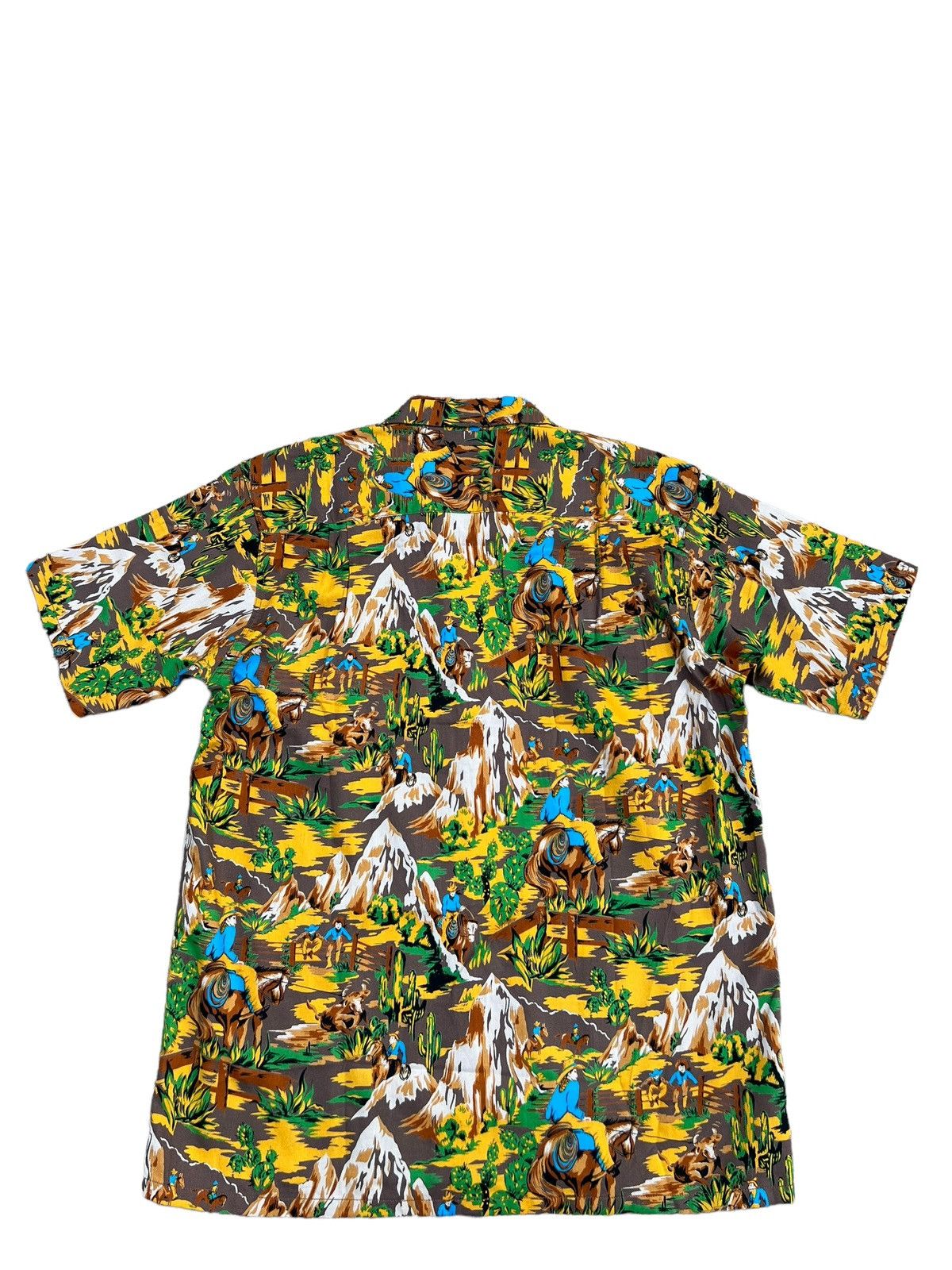 The Real McCoy's Real McCoy Japan Western Cowboy Open Collar Hawaiian Shirt Size US M / EU 48-50 / 2 - 2 Thumbnail