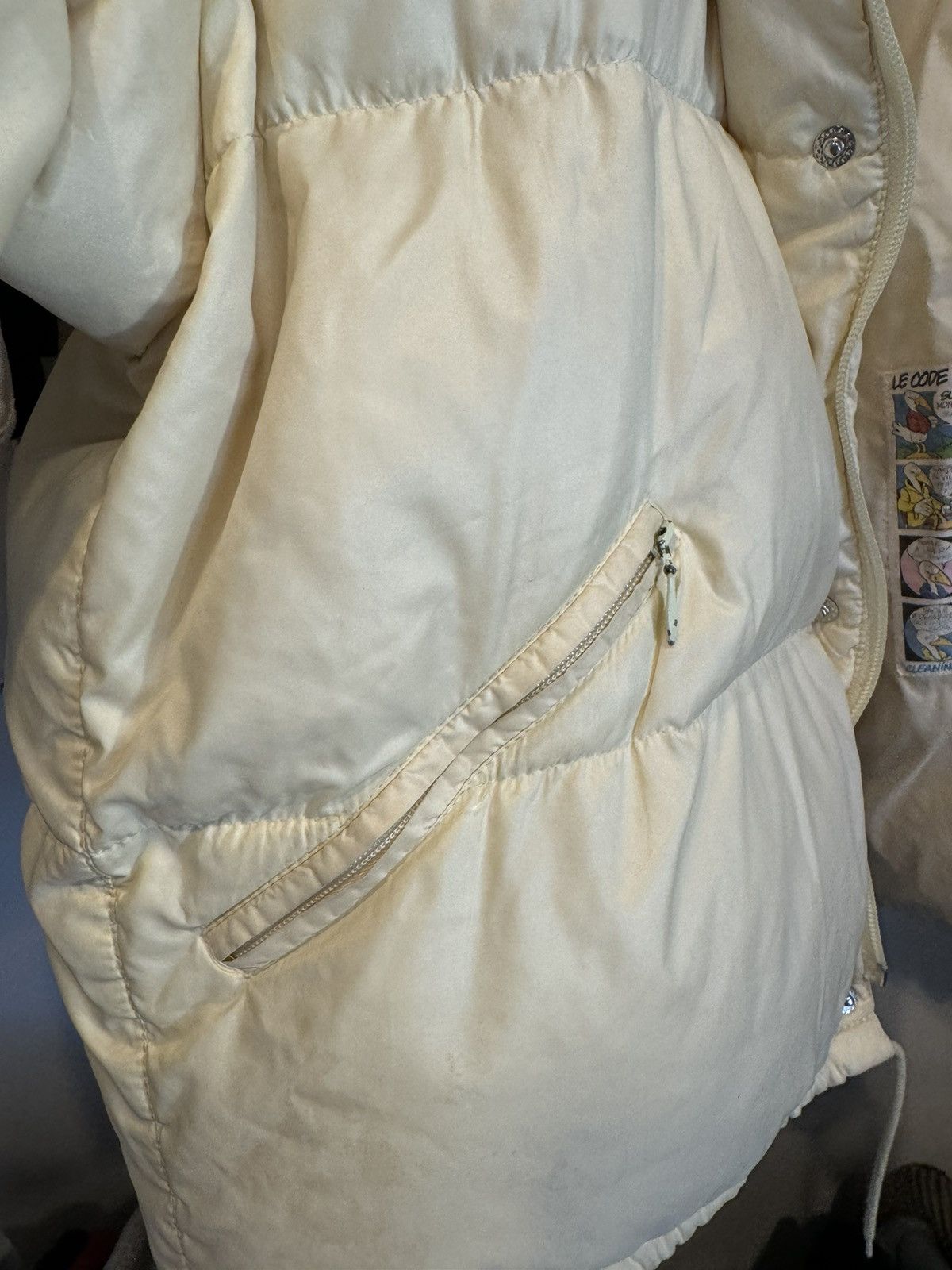 Moncler × Moncler Grenoble × Vintage 🔥 Moncler Grenoble Puffer Jacket Vintage White Yellow Size US L / EU 52-54 / 3 - 13 Thumbnail