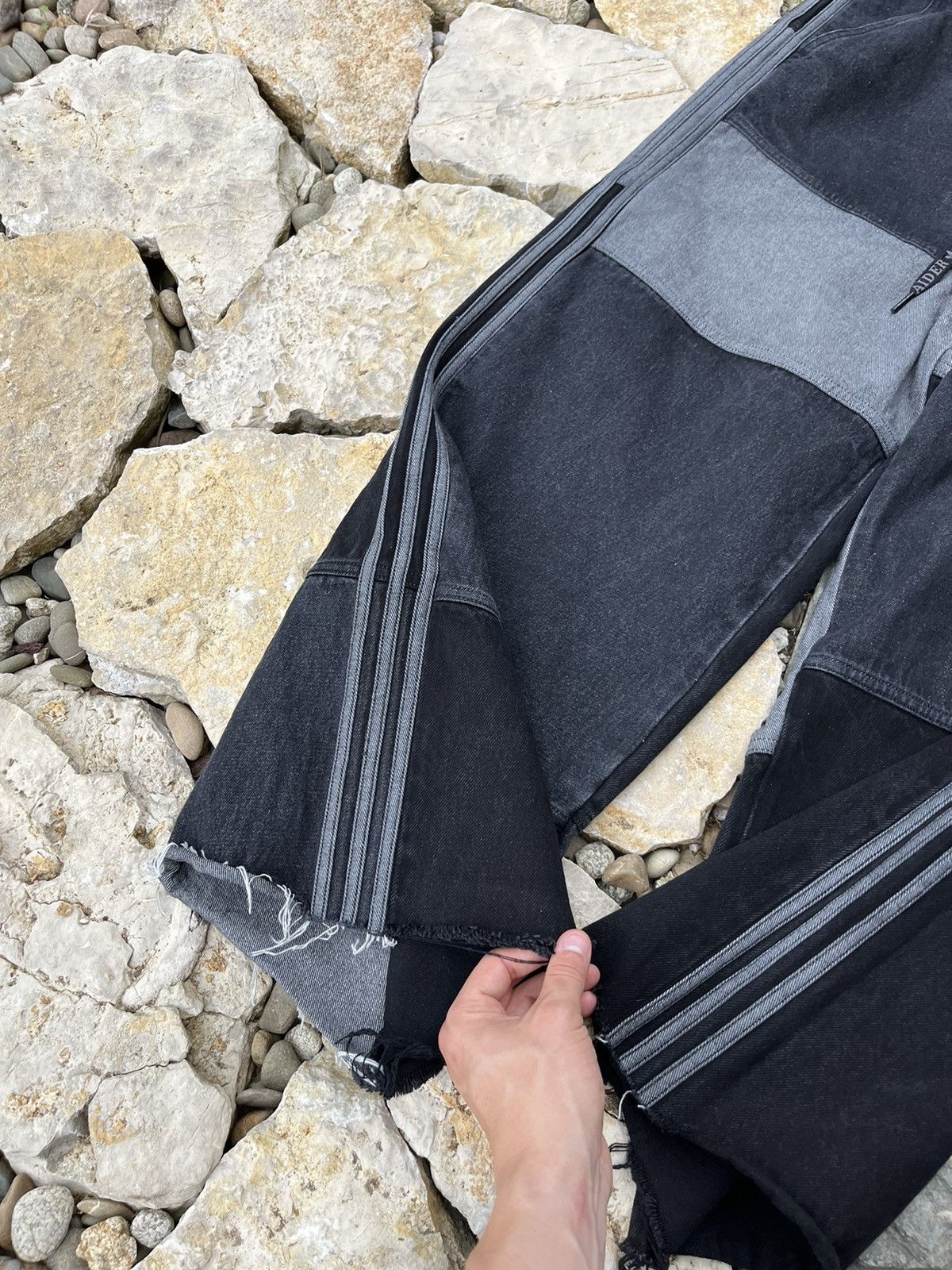 Adidas Adidas x Ksenia Schnaider patchwork sample baggy jeans pants Size 26" / US 2 / IT 38 - 12 Thumbnail