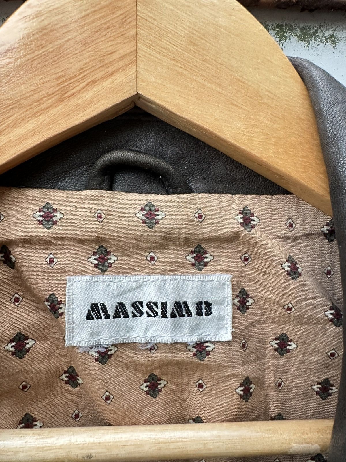 Massimo Osti Massimo Double Collar Leather Jacket Size US M / EU 48-50 / 2 - 10 Thumbnail