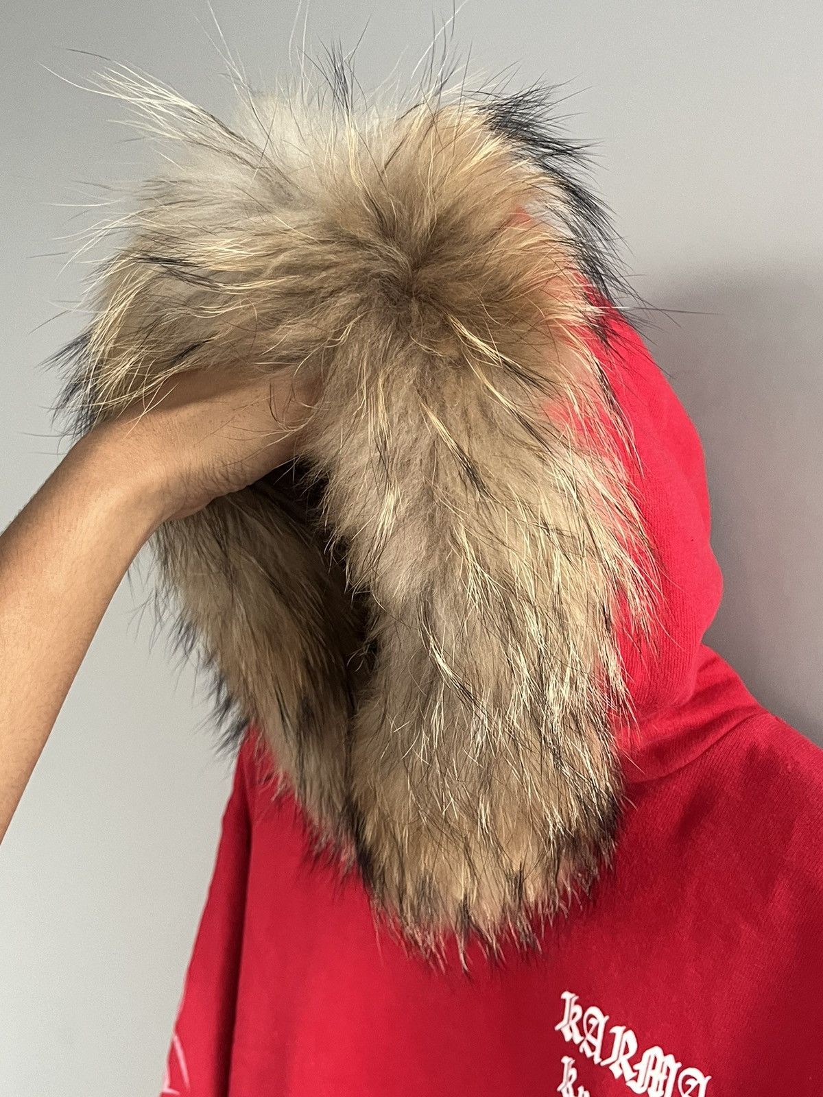 If Six Was Nine JAPANESE KARMA SEDITIONARIES GOTHIC POEM FUR HOODIE PUNK Size US M / EU 48-50 / 2 - 9 Thumbnail