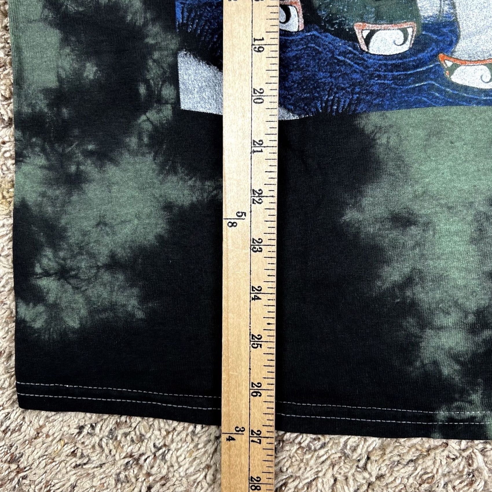 Vintage TLC Crazy Sexy Cool Green Tie Dye Graphic T-Shirt Size US M / EU 48-50 / 2 - 7 Thumbnail