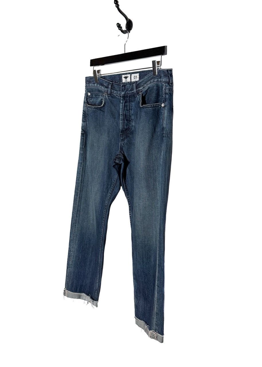Dior Dior Blue J'Adior Cuff Boyfriend Jeans Size 27" / US 4 / IT 40 - 2 Thumbnail