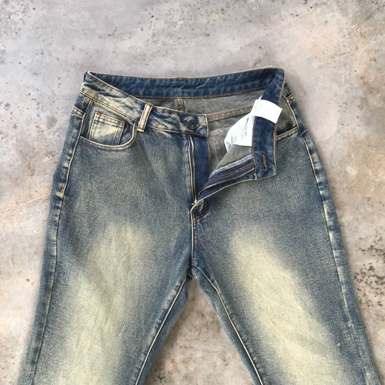 Beauty Beast × Le Grande Bleu (L.G.B.) × Tornado Mart ROMWE SKULLWINGS SUPERLARED RUSTY STAIN WASH W30x31.5 Size US 30 / EU 46 - 5 Thumbnail