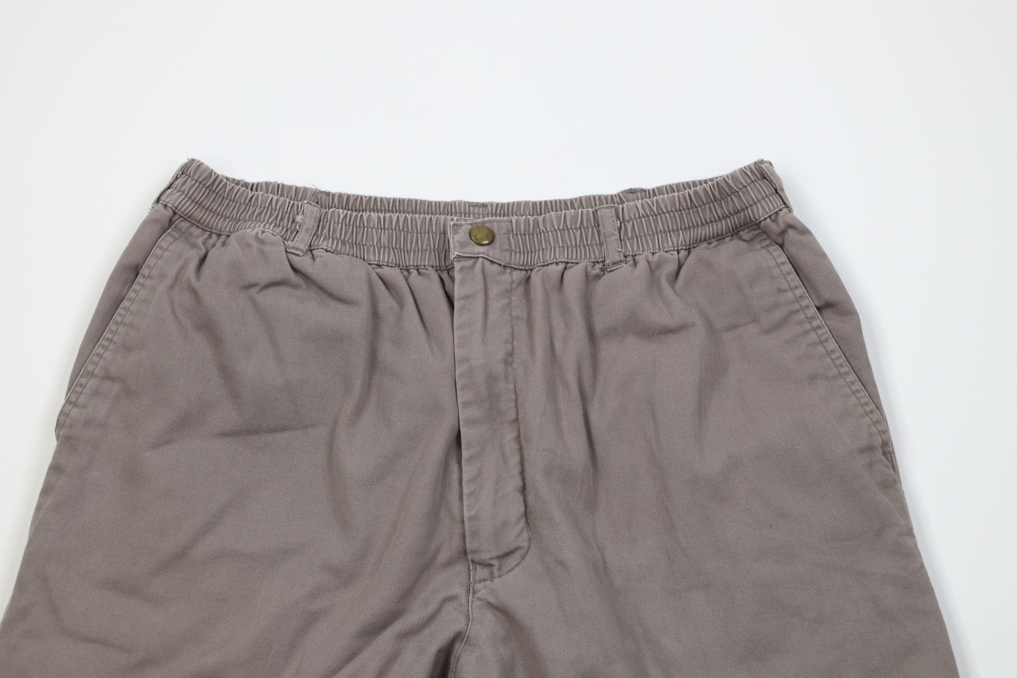 Vintage Vintage 90s Streetwear Flannel Lined Wide Leg Pants Gray Size US 36 / EU 52 - 2 Thumbnail