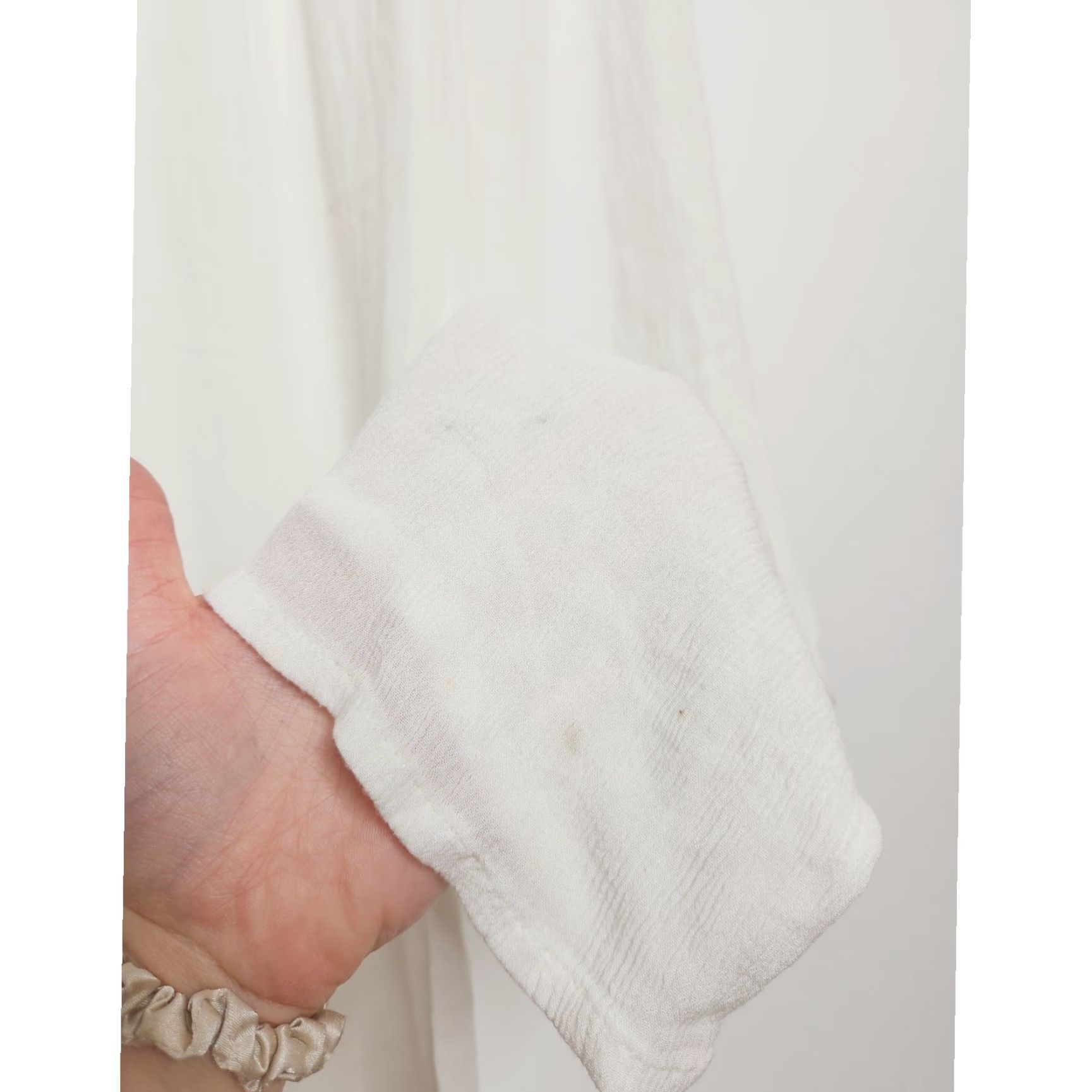 Vintage VINTAGE y2k IIsla & Bird Pants White Beach Resort Cover - Elastic Waist, 4, Regular, Women, 41 Length, 27 Inseam, 13 Rise, White, Pants Size ONE SIZE - 7 Thumbnail