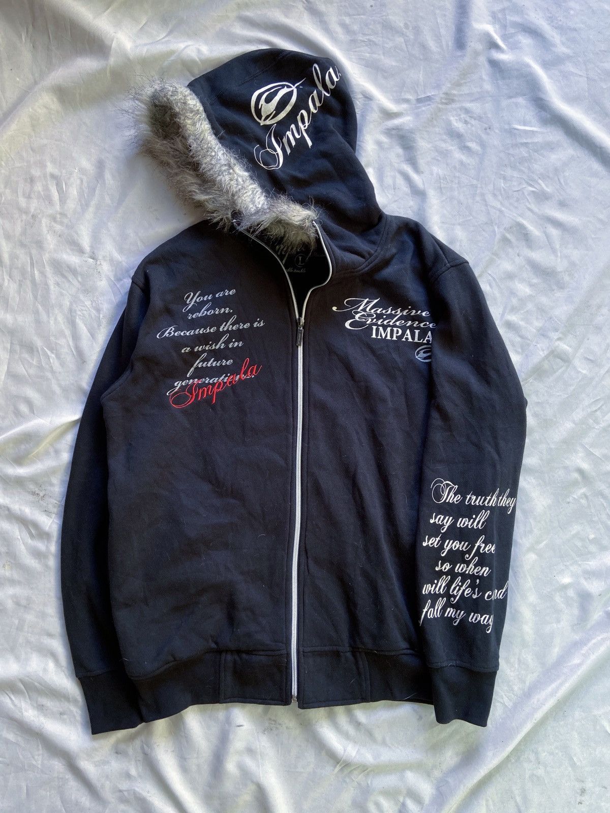 Beauty Beast THERE IS A WAITING PERSON IMPALA FUR ZIP HOODIE Size US L / EU 52-54 / 3 - 1 Thumbnail