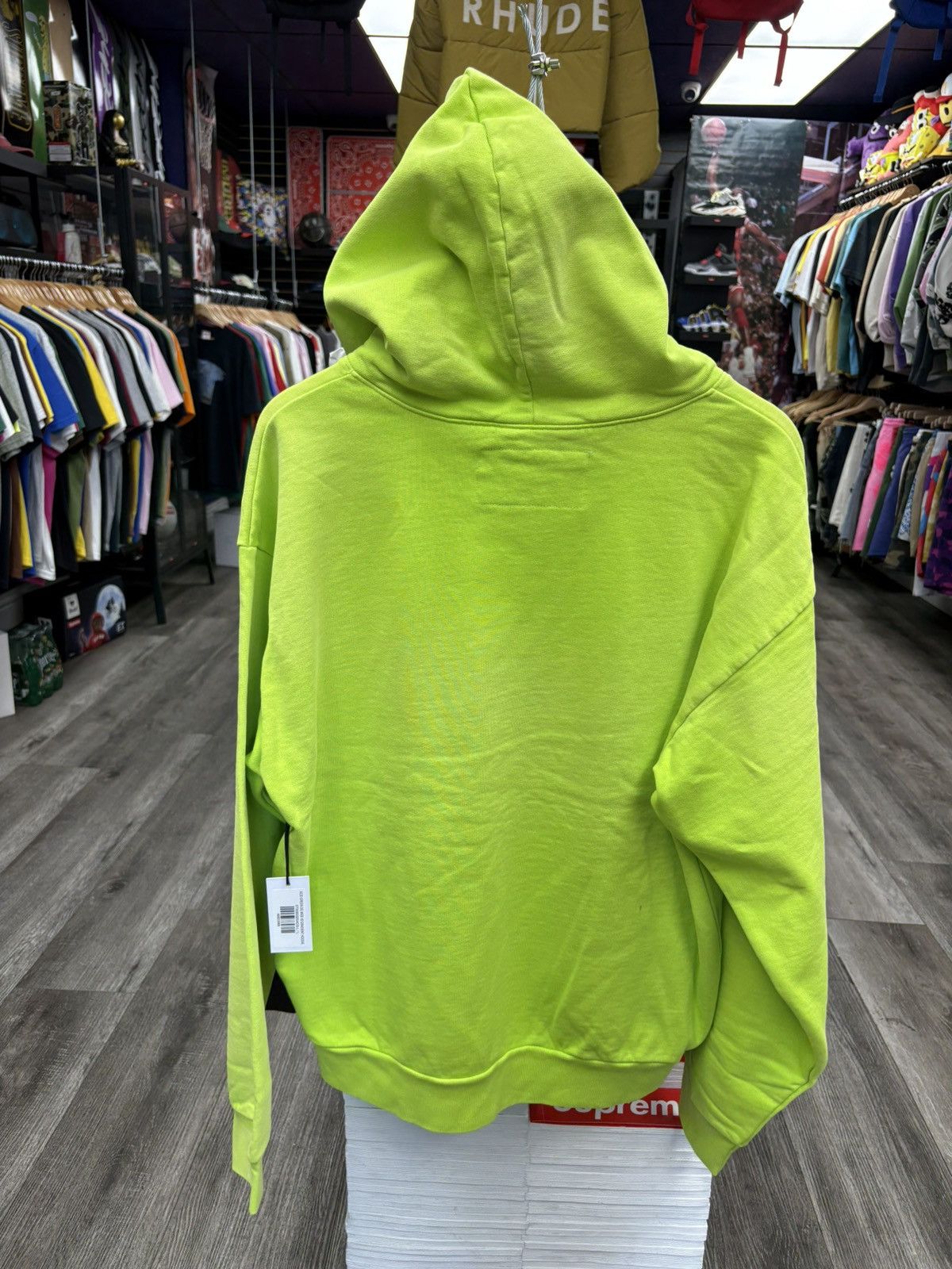 Sp5der Sp5der Og Web V2 Gradient Hoodie 'Acid Green' Size US L / EU 52-54 / 3 - 2 Thumbnail