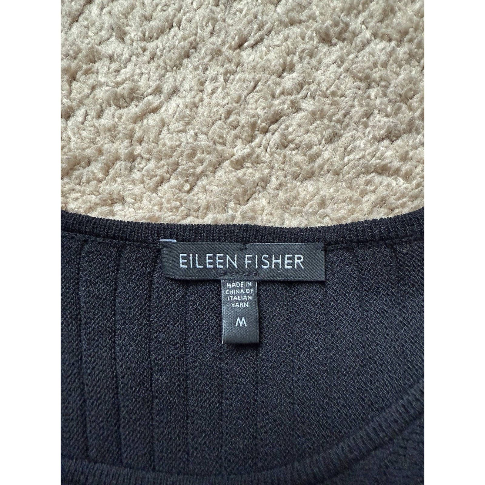 Eileen Fisher Eileen Fisher Washable Italian Wool Black Pleated Dress Med Size M / US 6-8 / IT 42-44 - 5 Thumbnail