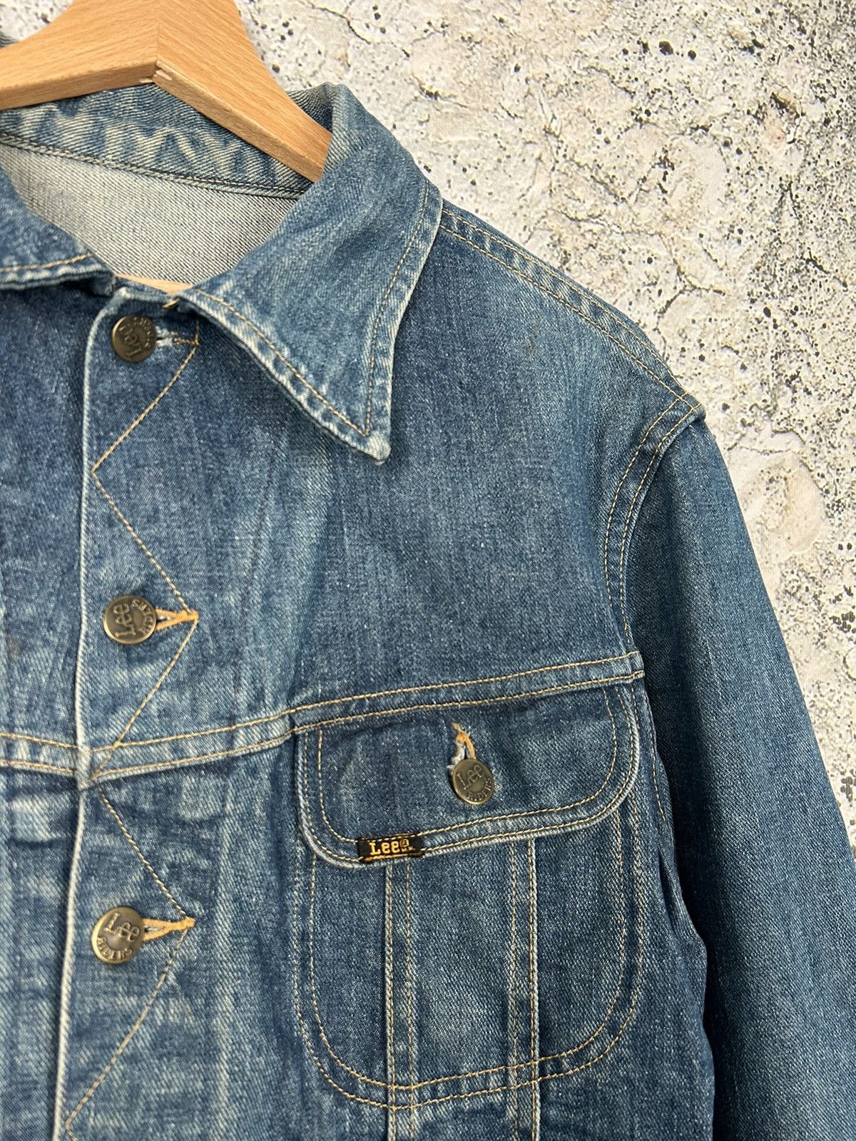 Lee Vintage Lee Jeans 90s Trucker Jacket Storm Denim Grunge Punk Size US M / EU 48-50 / 2 - 4 Thumbnail