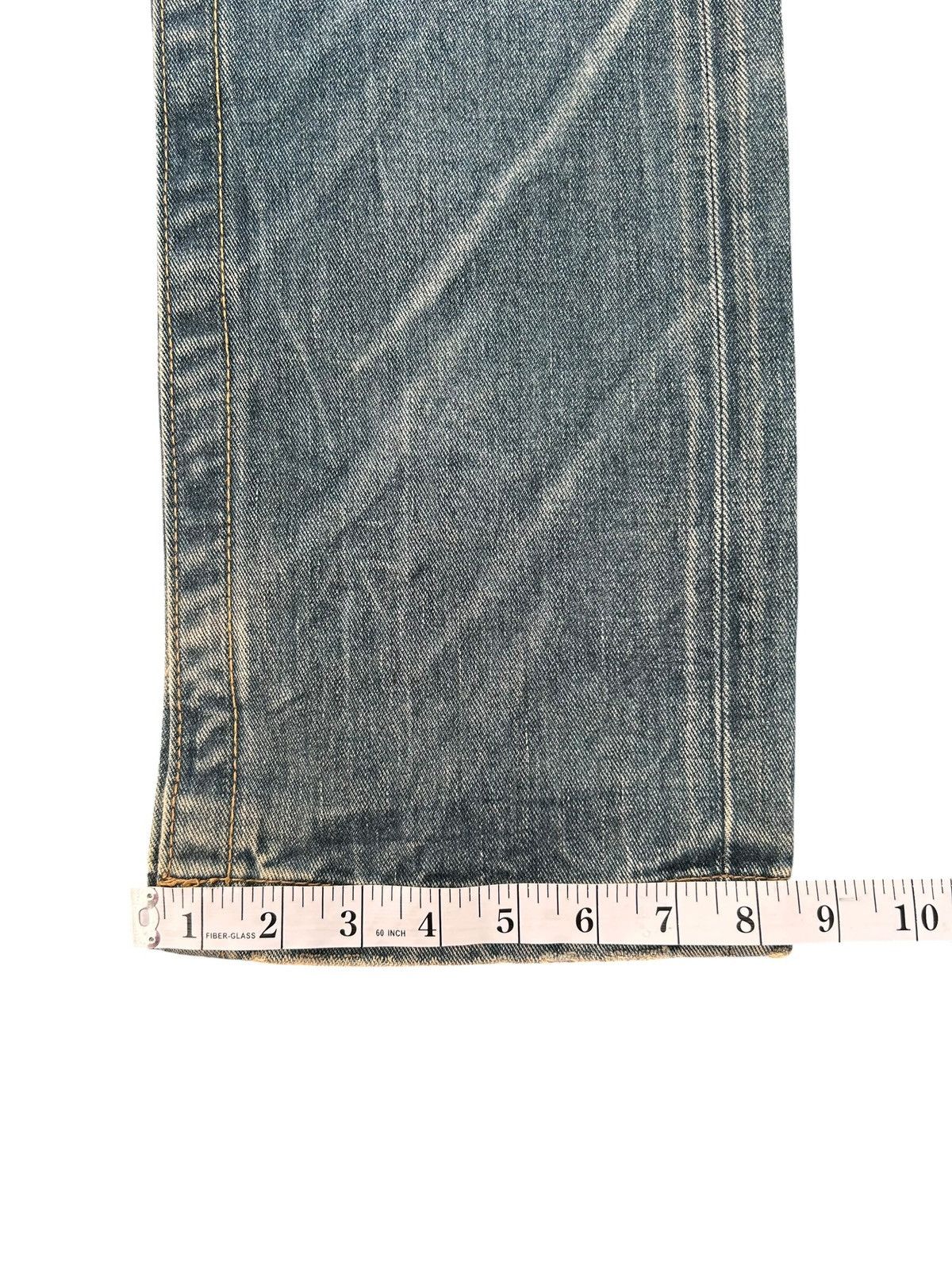 Kapital YOSHITOMO NARA LOLITA Exotic Vintage Distressed Denim Jeans Size US 34 / EU 50 - 22 Thumbnail