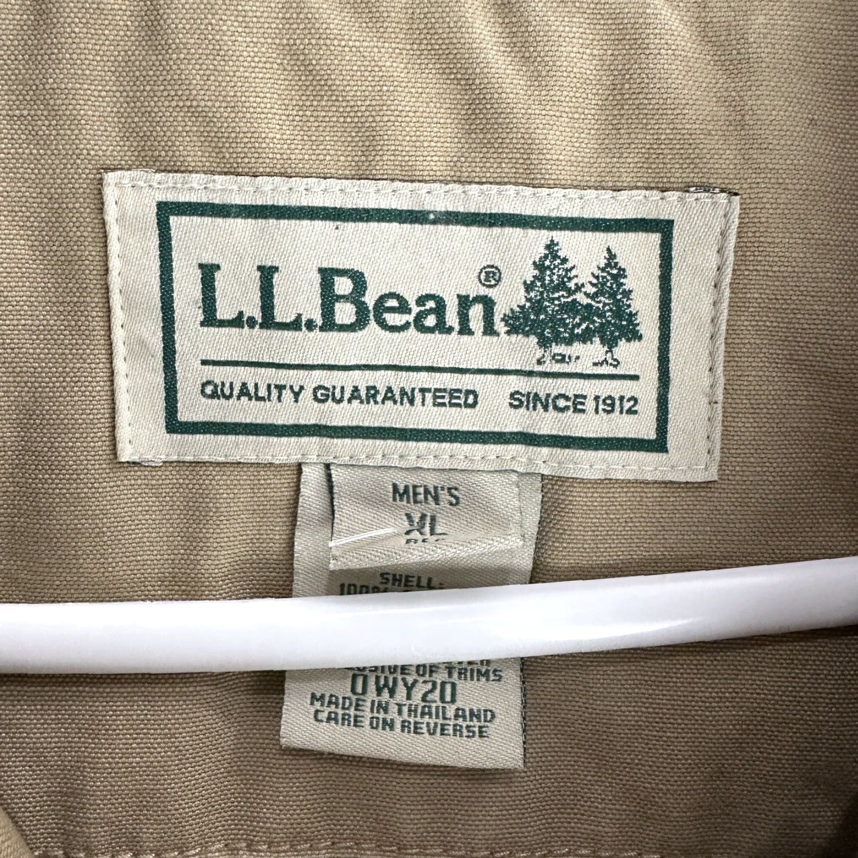 VINTAGE LL Bean Chore Coat XL Men Multicolor Overcoat Size XL