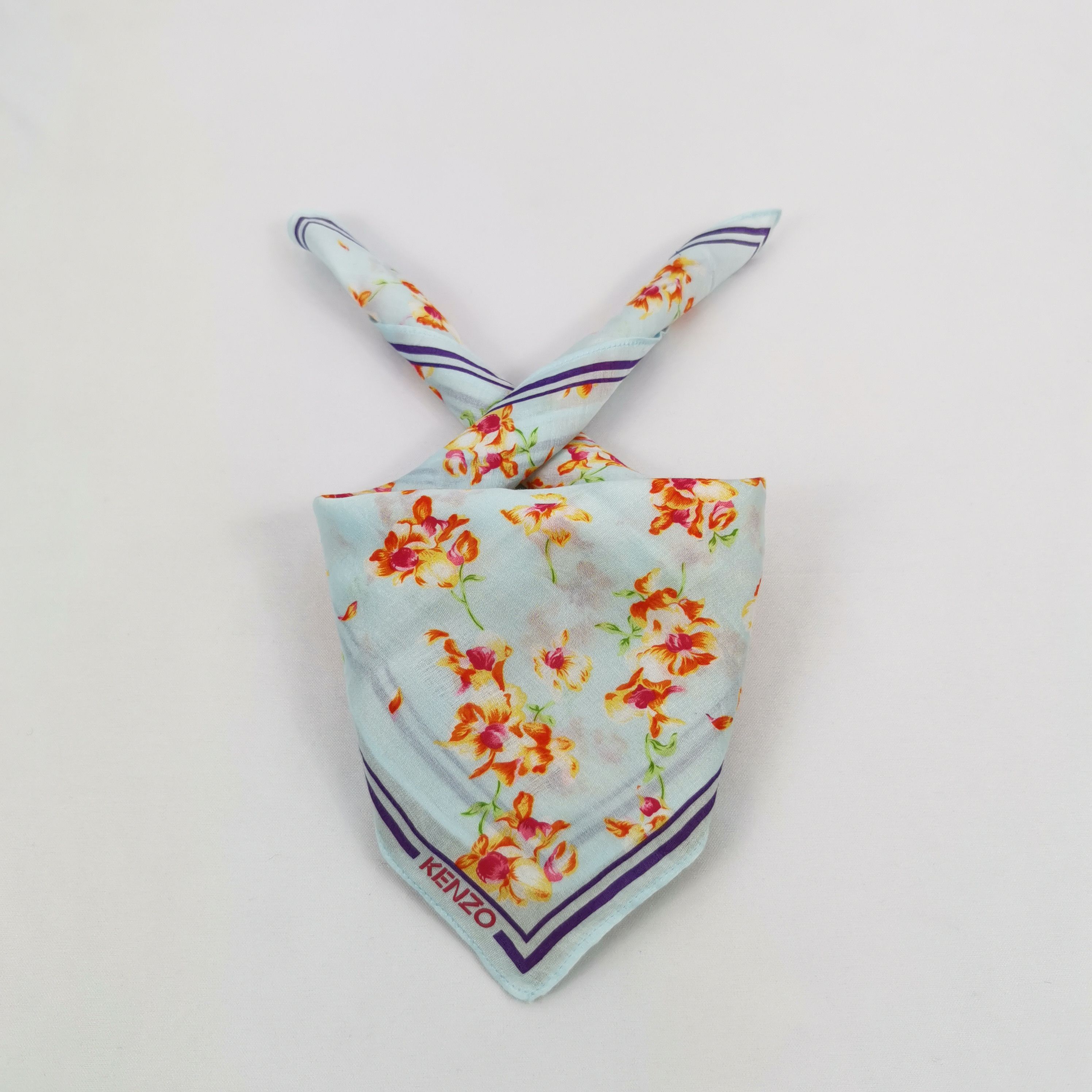 Kenzo Vintage Kenzo Handkerchief Pocket Square Bandana Size ONE SIZE - 1 Thumbnail