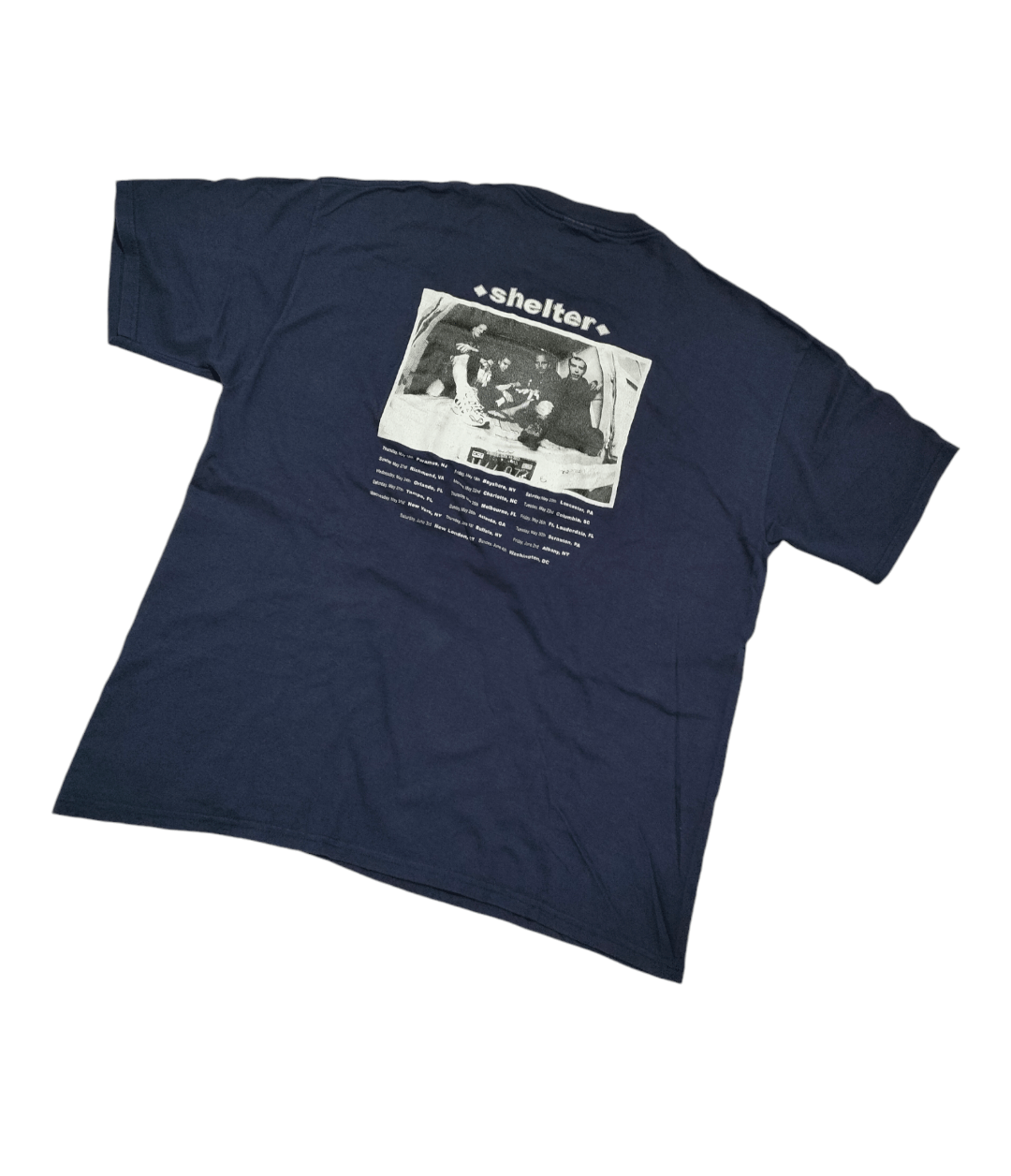 Band Tees × Vintage Early 00s SHELTER - IN THE VAN AGAIN TOUR 2000 Vintage Tee Size US XXL / EU 58 / 5 - 7 Thumbnail