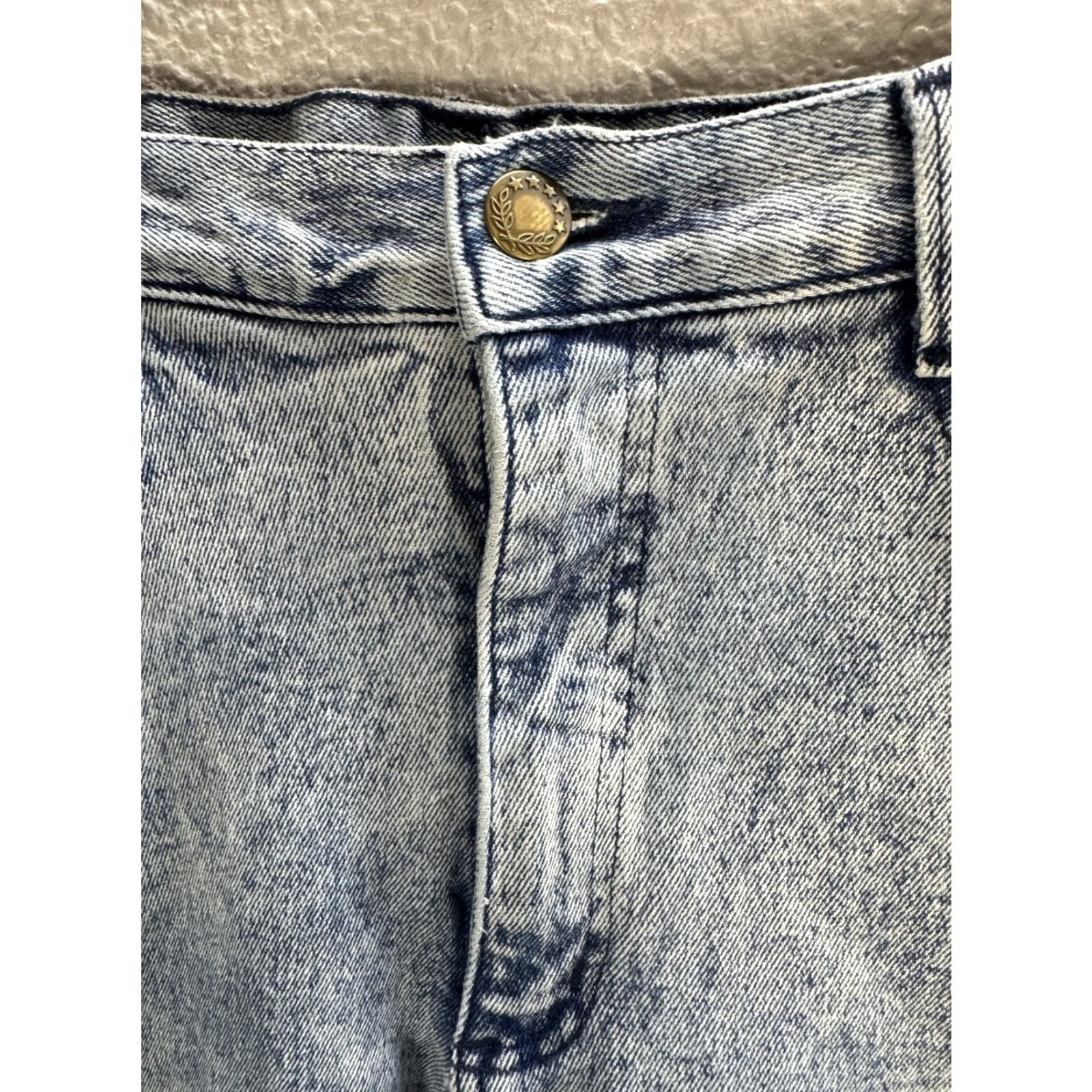 Vintage VINTAGE Forenza Jeans Blue Acid Wash High Rise Tapered Ankle Sz 10 Womens Size 32" / US 10 / IT 46 - 4 Thumbnail