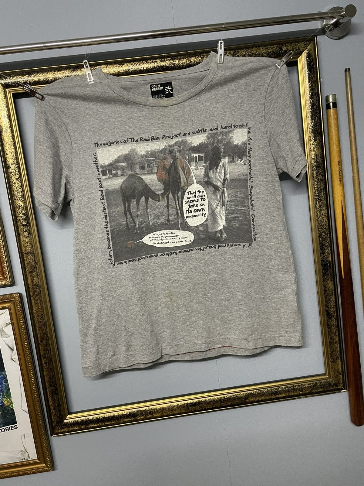 PPFM Vintage 1990s Japan Designer PPFM X The Red Box Photo Tshirt Size US S / EU 44-46 / 1 - 2 Thumbnail