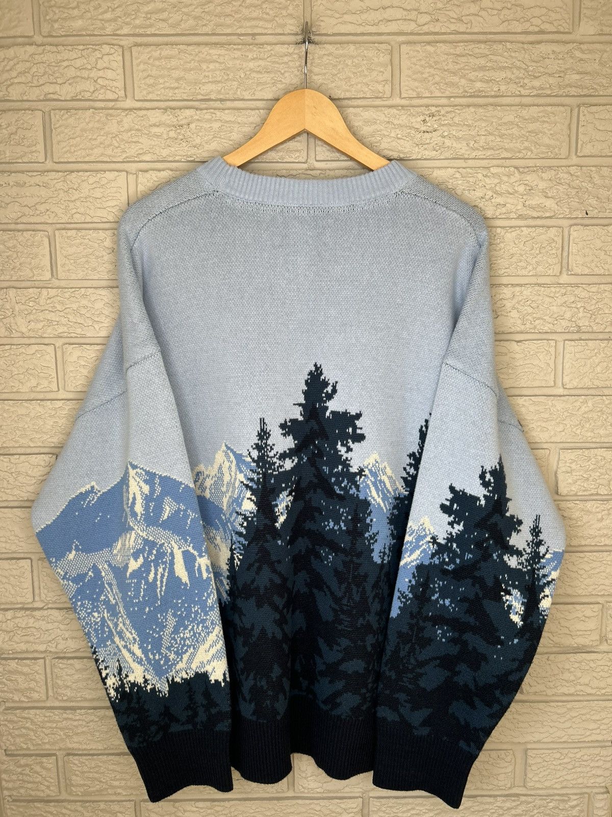 Roots Roots Landscape Intarsia Knit Sweater Size US XL / EU 56 / 4 - 8 Thumbnail
