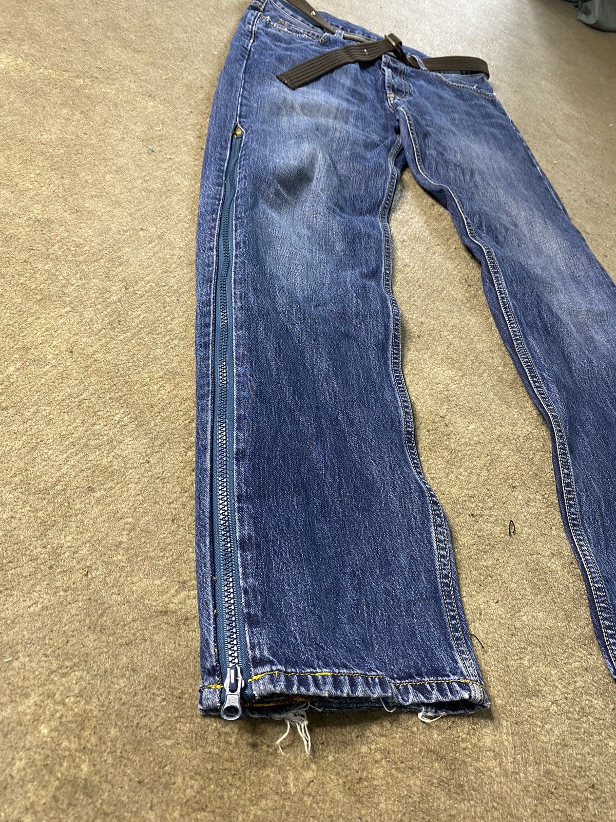 Carhartt distressed Texas pants barocco style