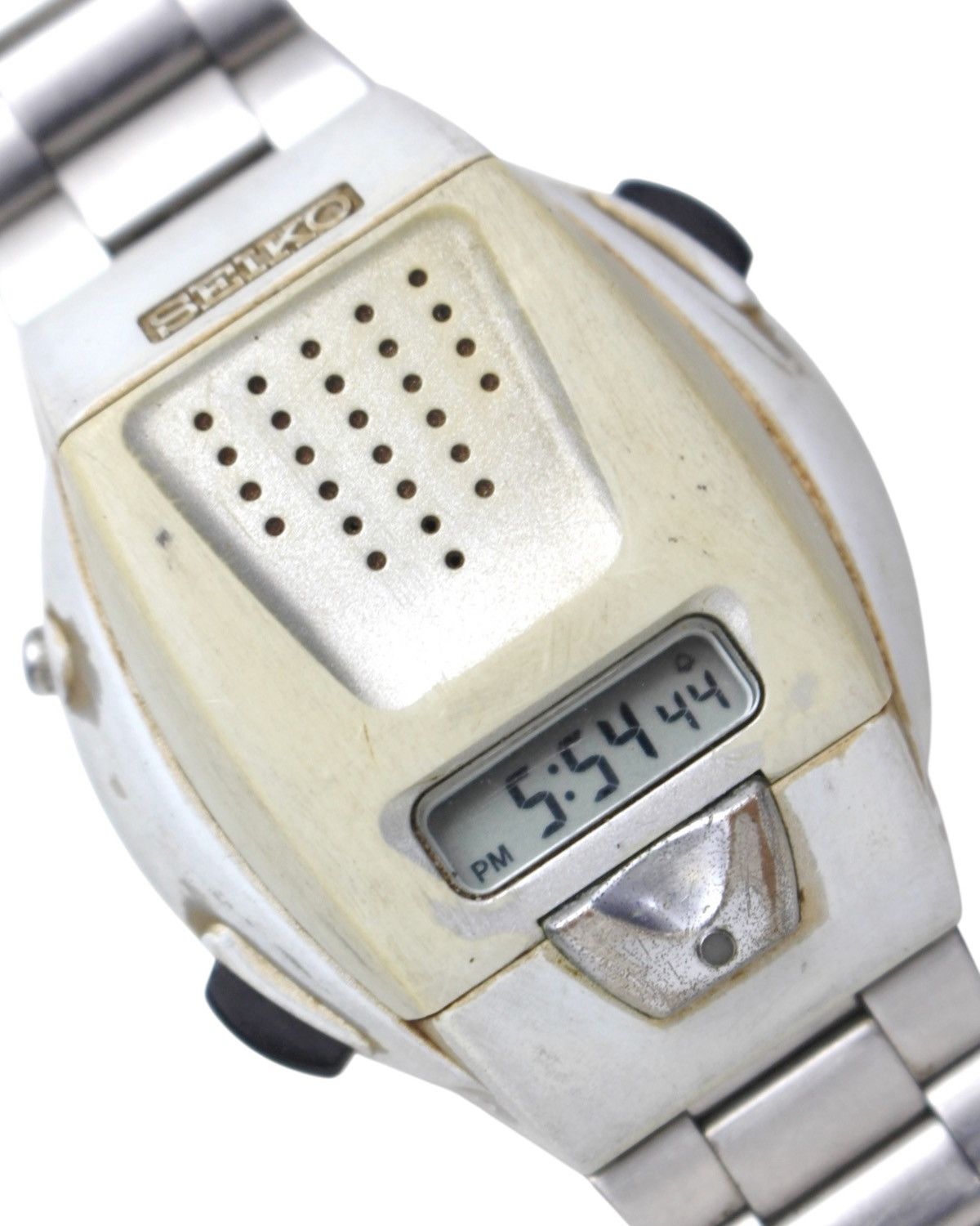 Seiko 1980S SEIKO VOICE TALKING NOTE VINTAGE DIGITAL WATCH Size ONE SIZE - 5 Thumbnail